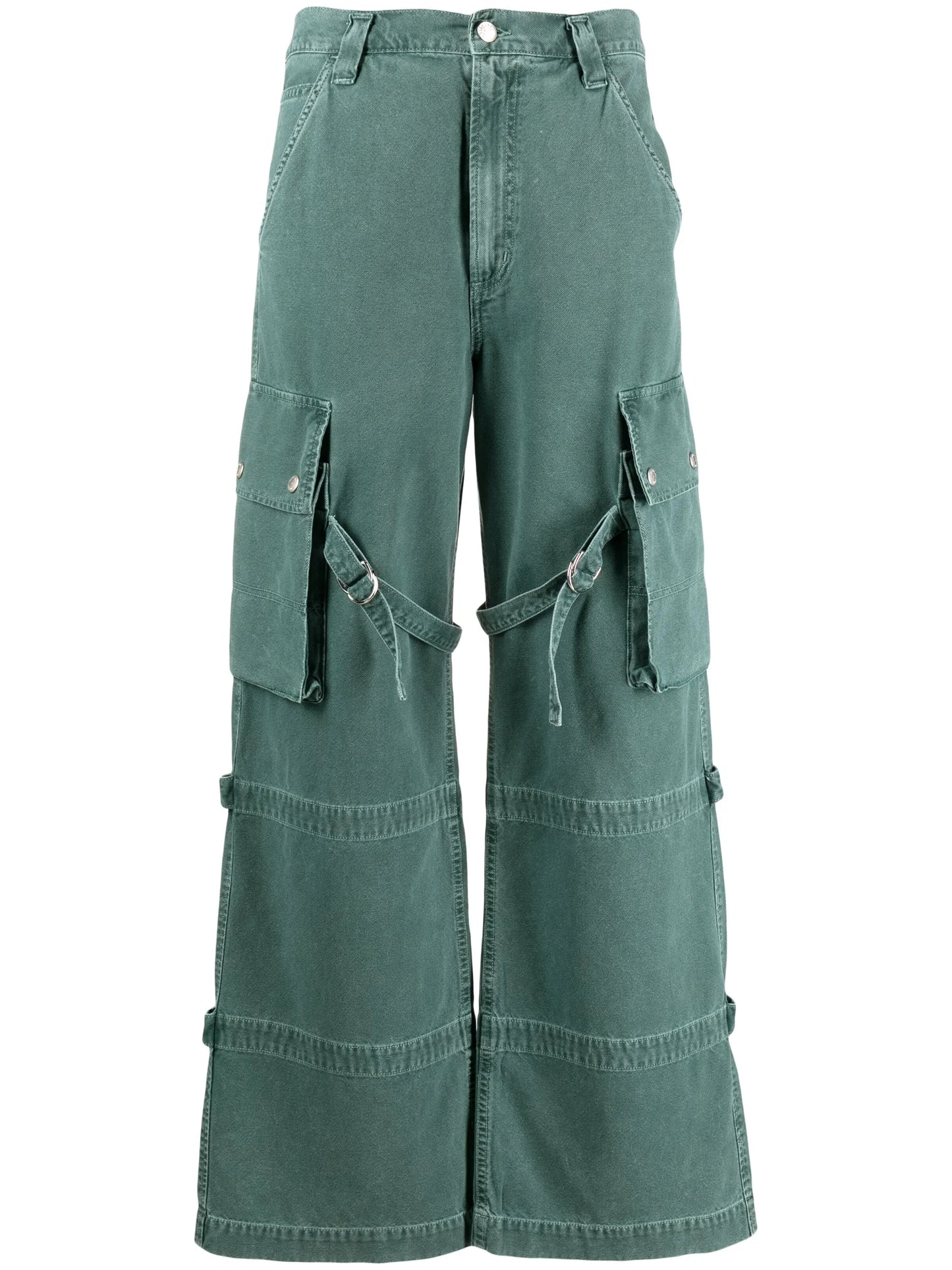 Vivian wide-leg cargo jeans