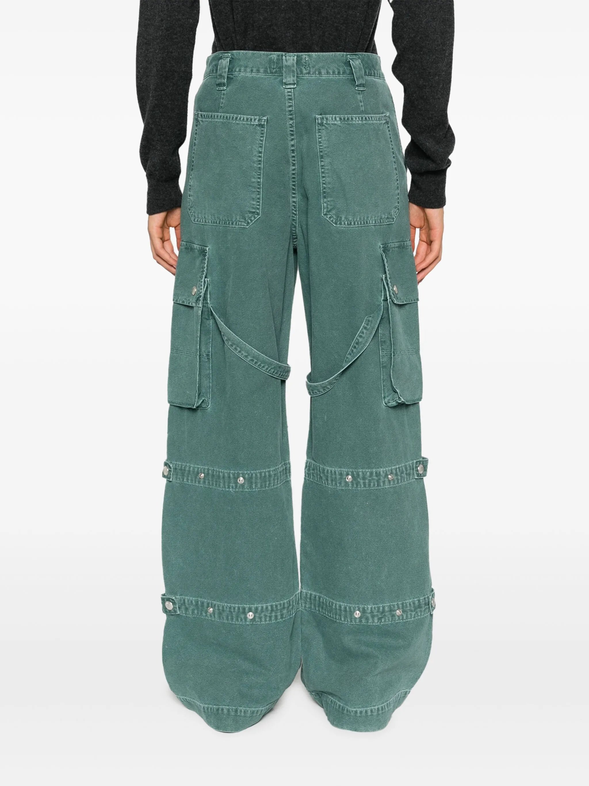 Vivian wide-leg cargo jeans