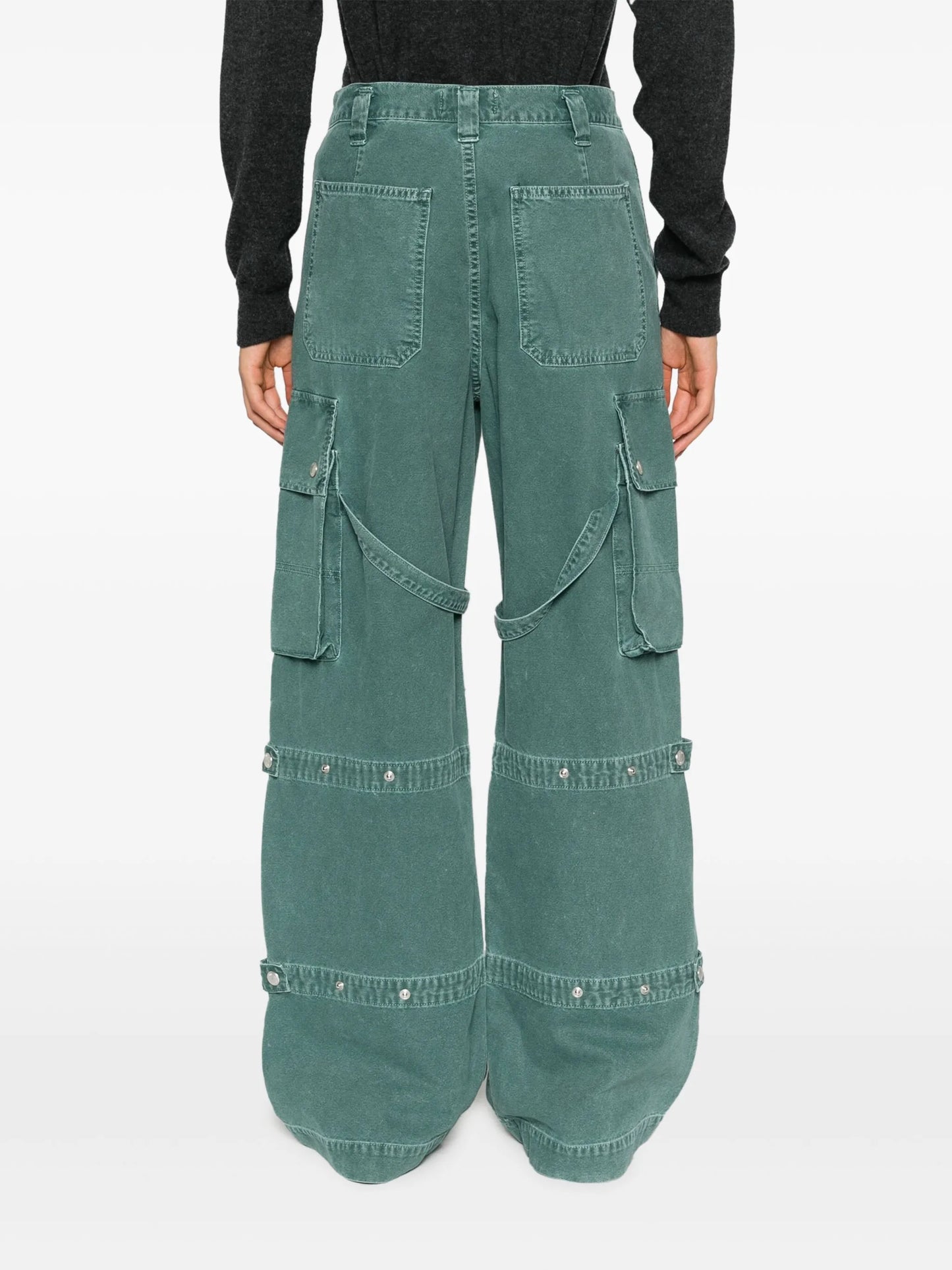 Vivian wide-leg cargo jeans