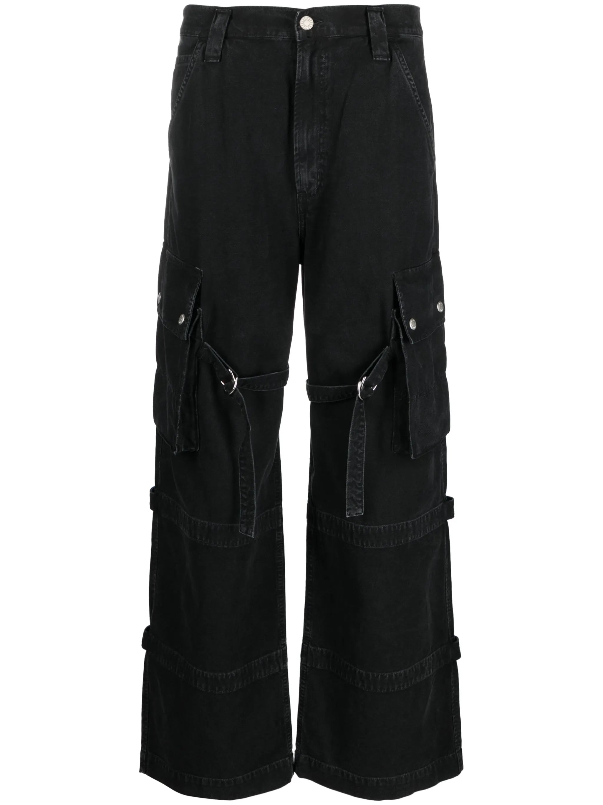 Vivian wide-leg cargo jeans