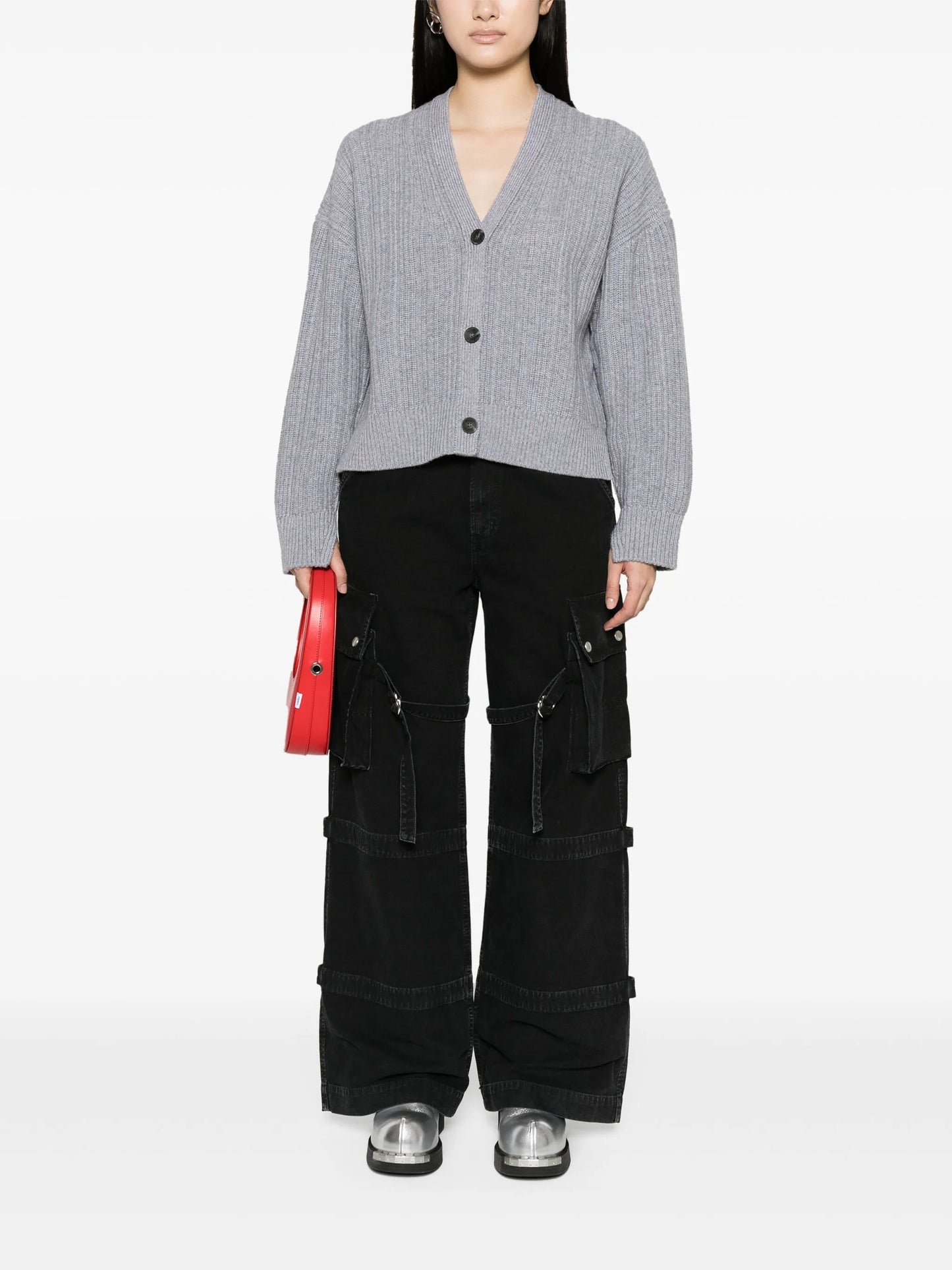 Vivian wide-leg cargo jeans
