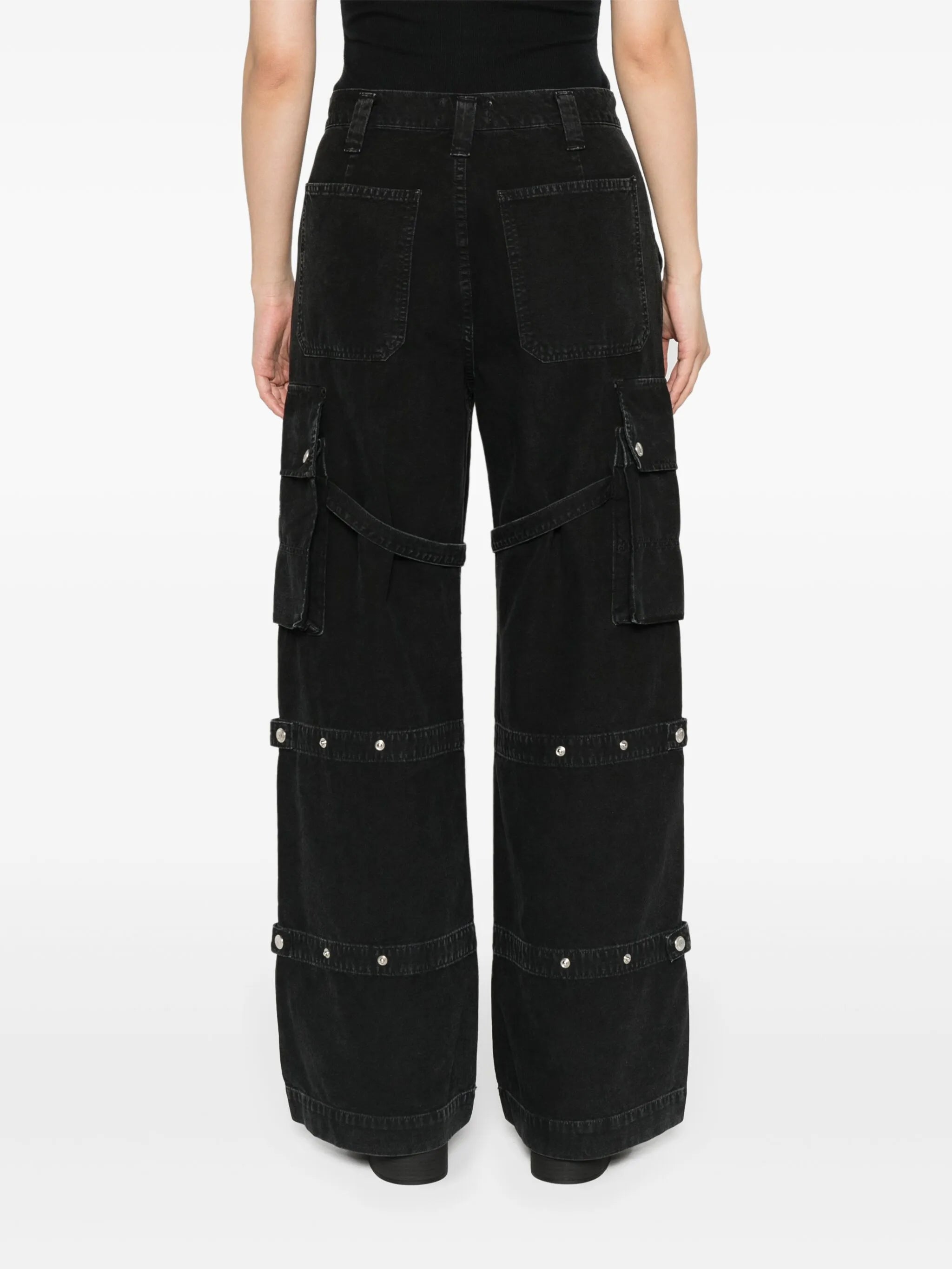 Vivian wide-leg cargo jeans