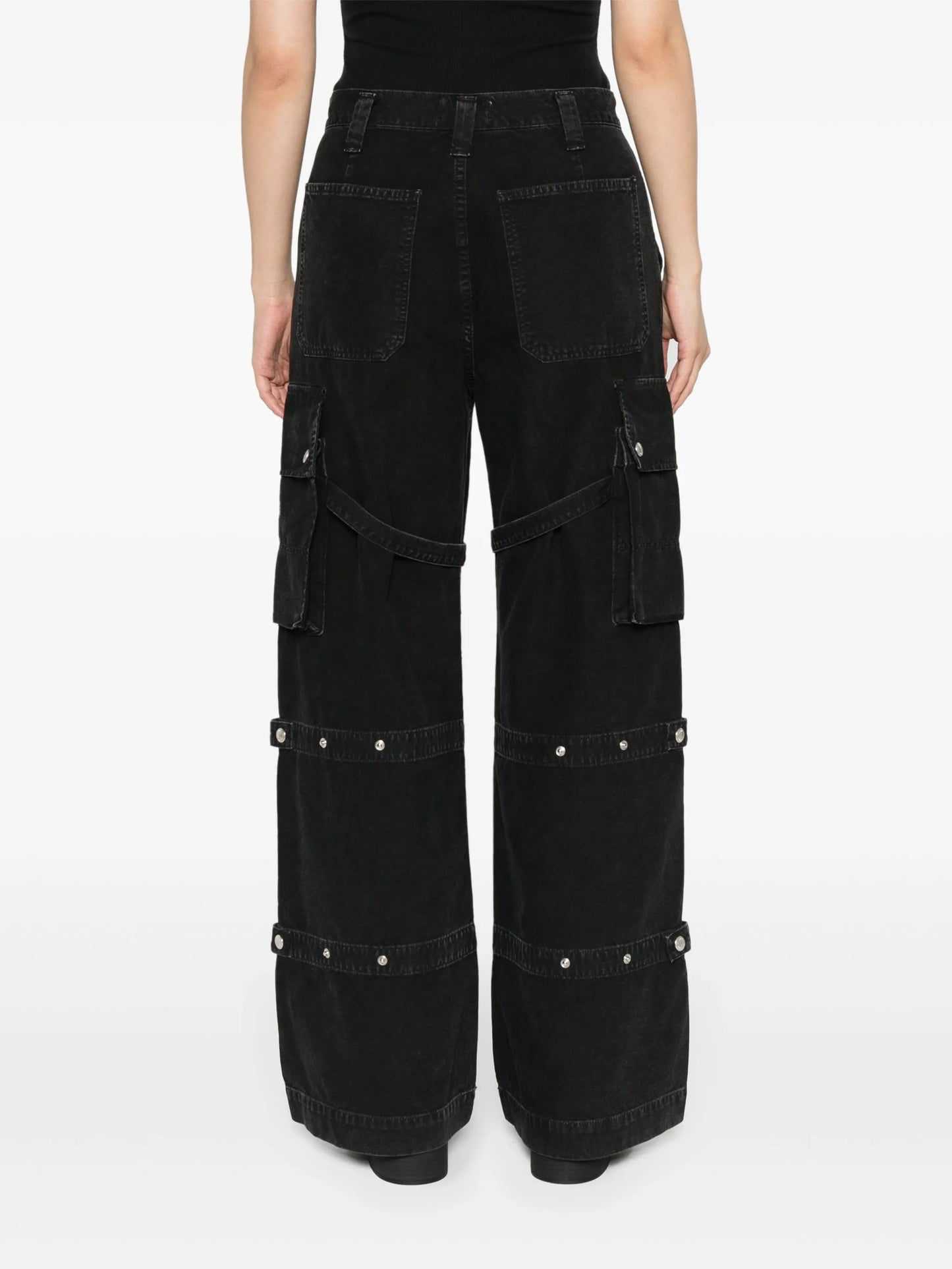 Vivian wide-leg cargo jeans