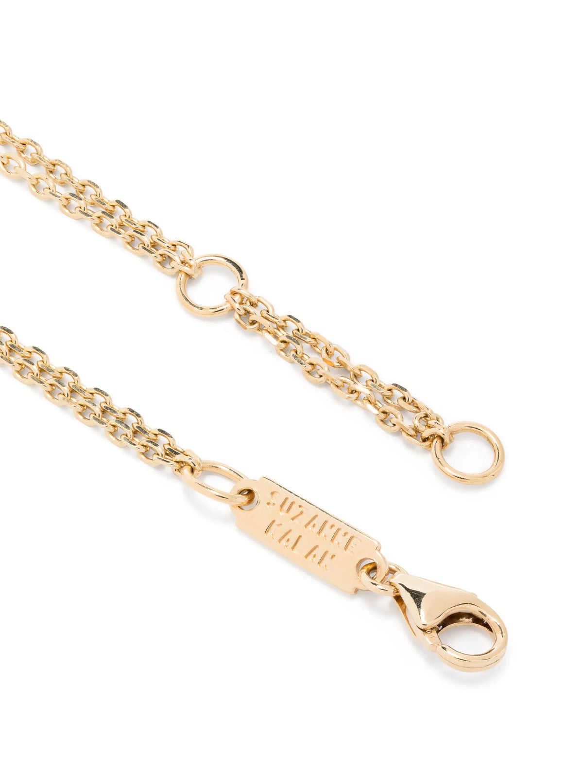 18kt yellow gold diamond bar bracelet