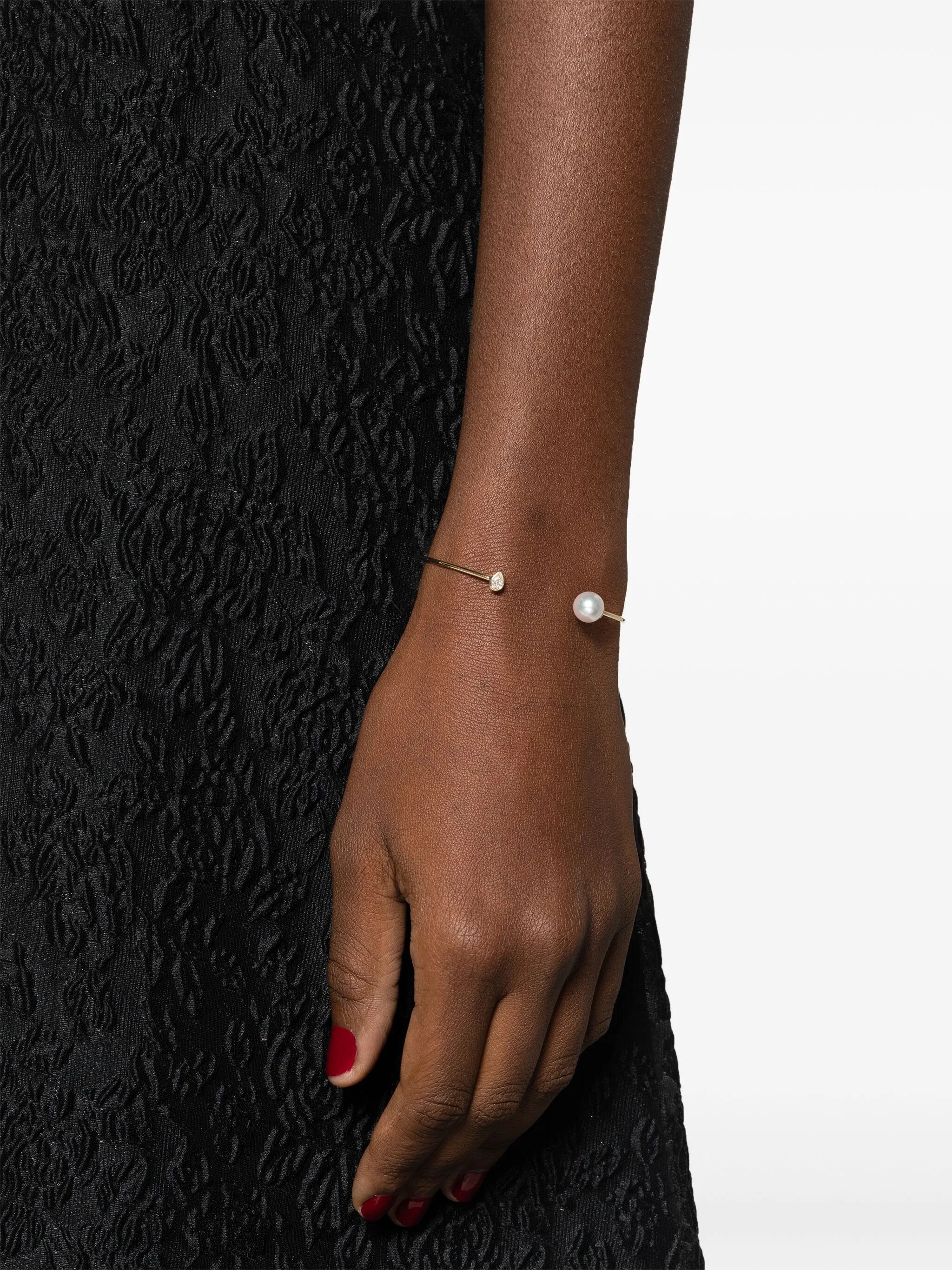 14kt yellow gold Sea Of Beauty pearl and diamond bracelet