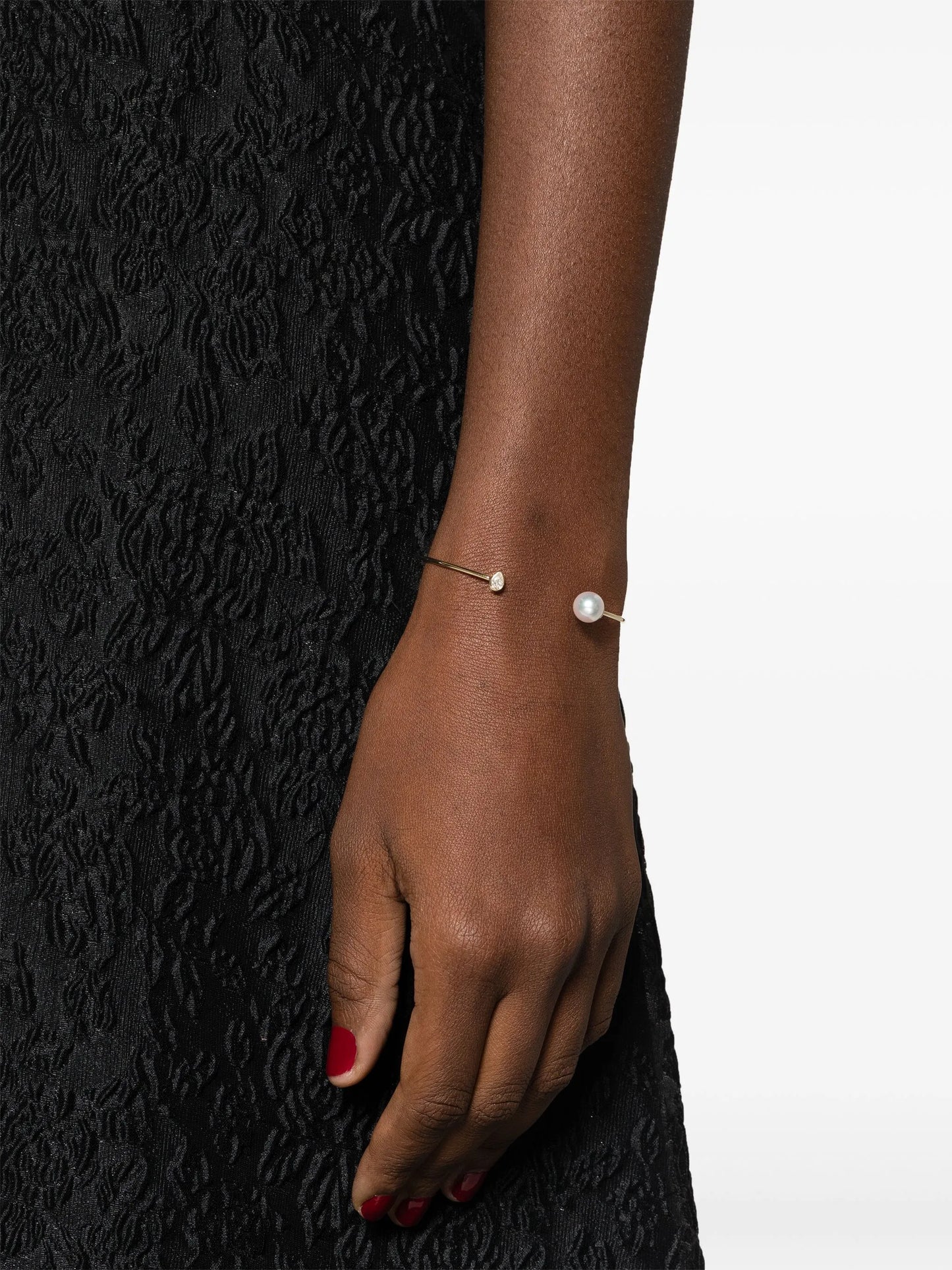 14kt yellow gold Sea Of Beauty pearl and diamond bracelet