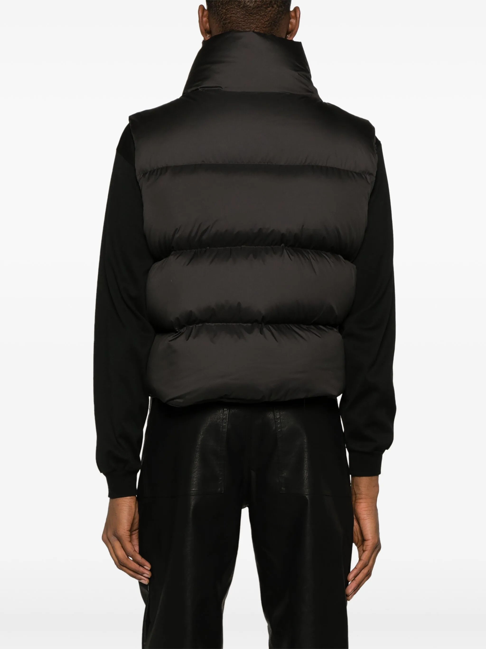 padded quilted down gilet