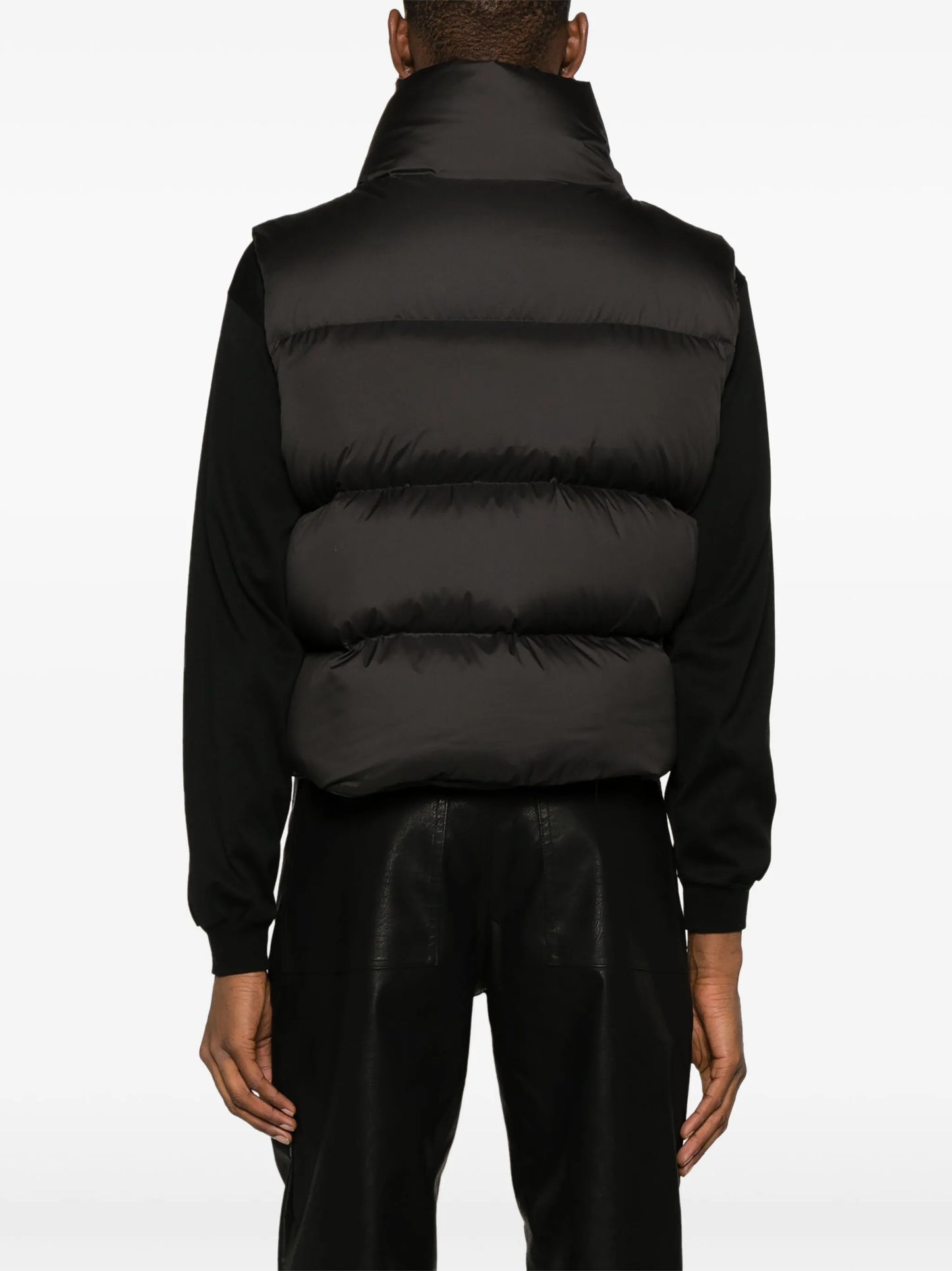padded quilted down gilet