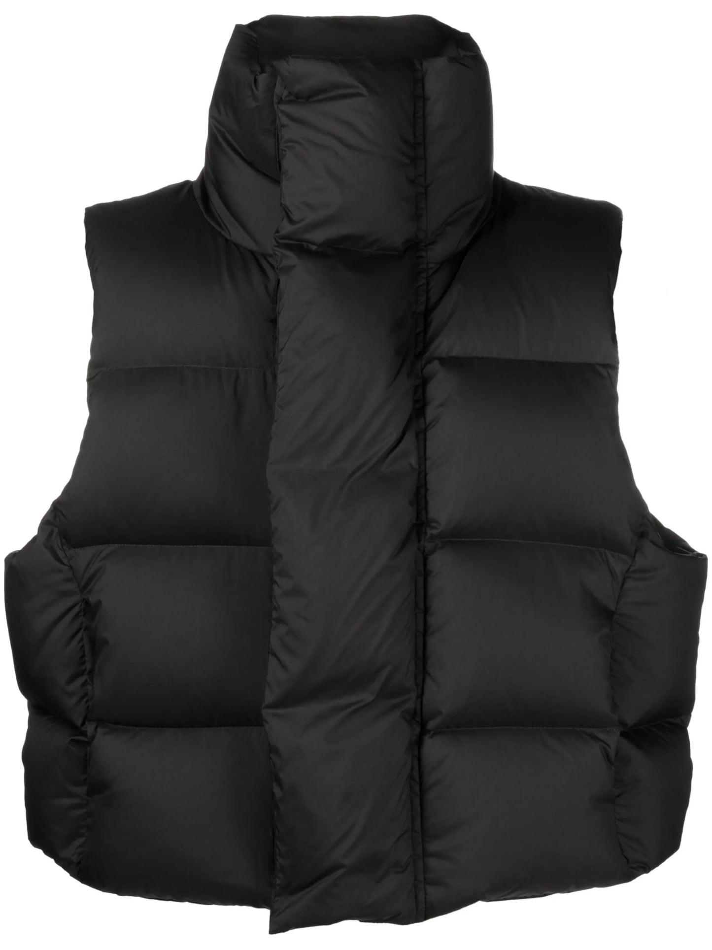 padded quilted down gilet