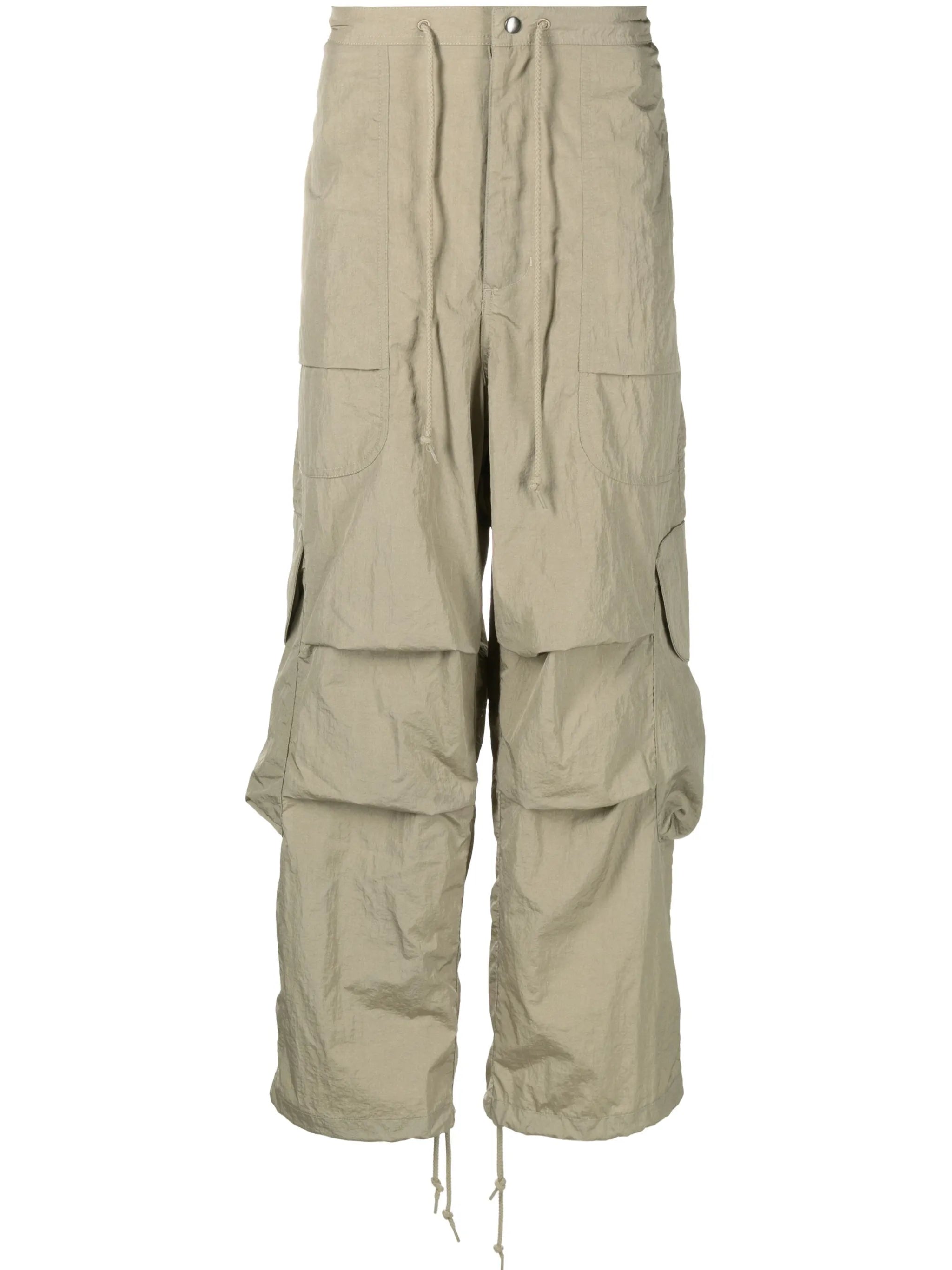 Freight wide-leg cargo trousers