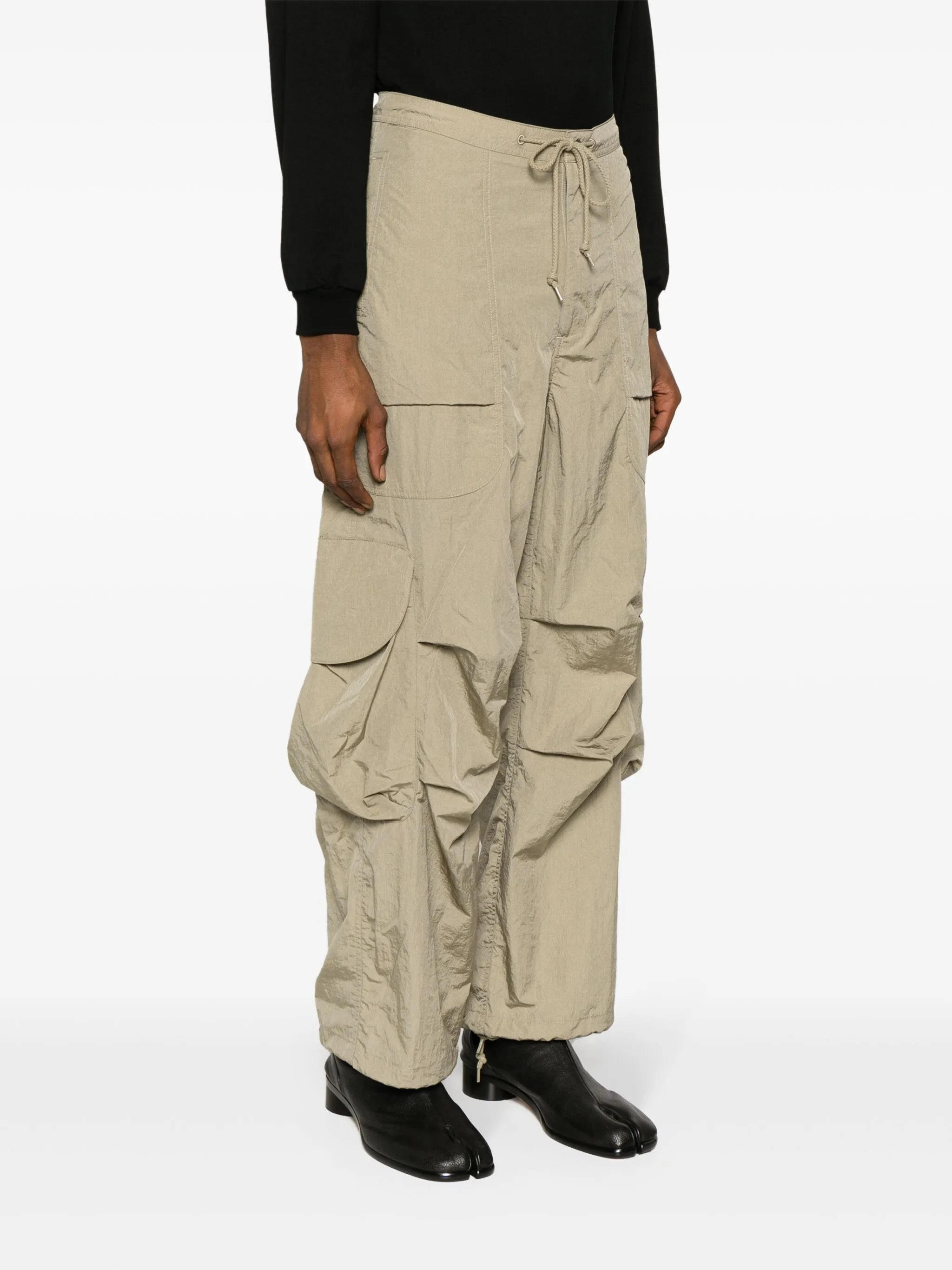 Freight wide-leg cargo trousers