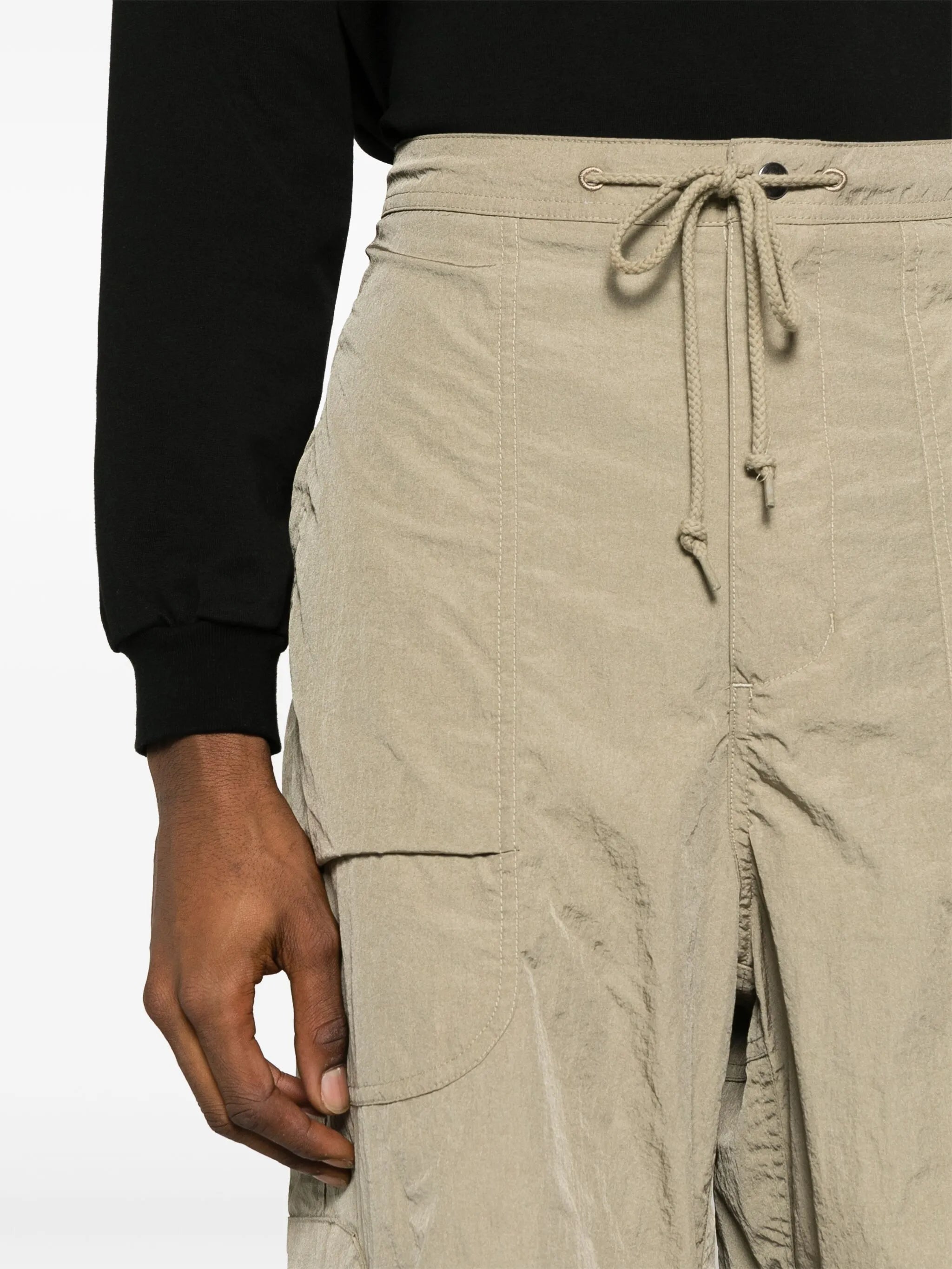 Freight wide-leg cargo trousers