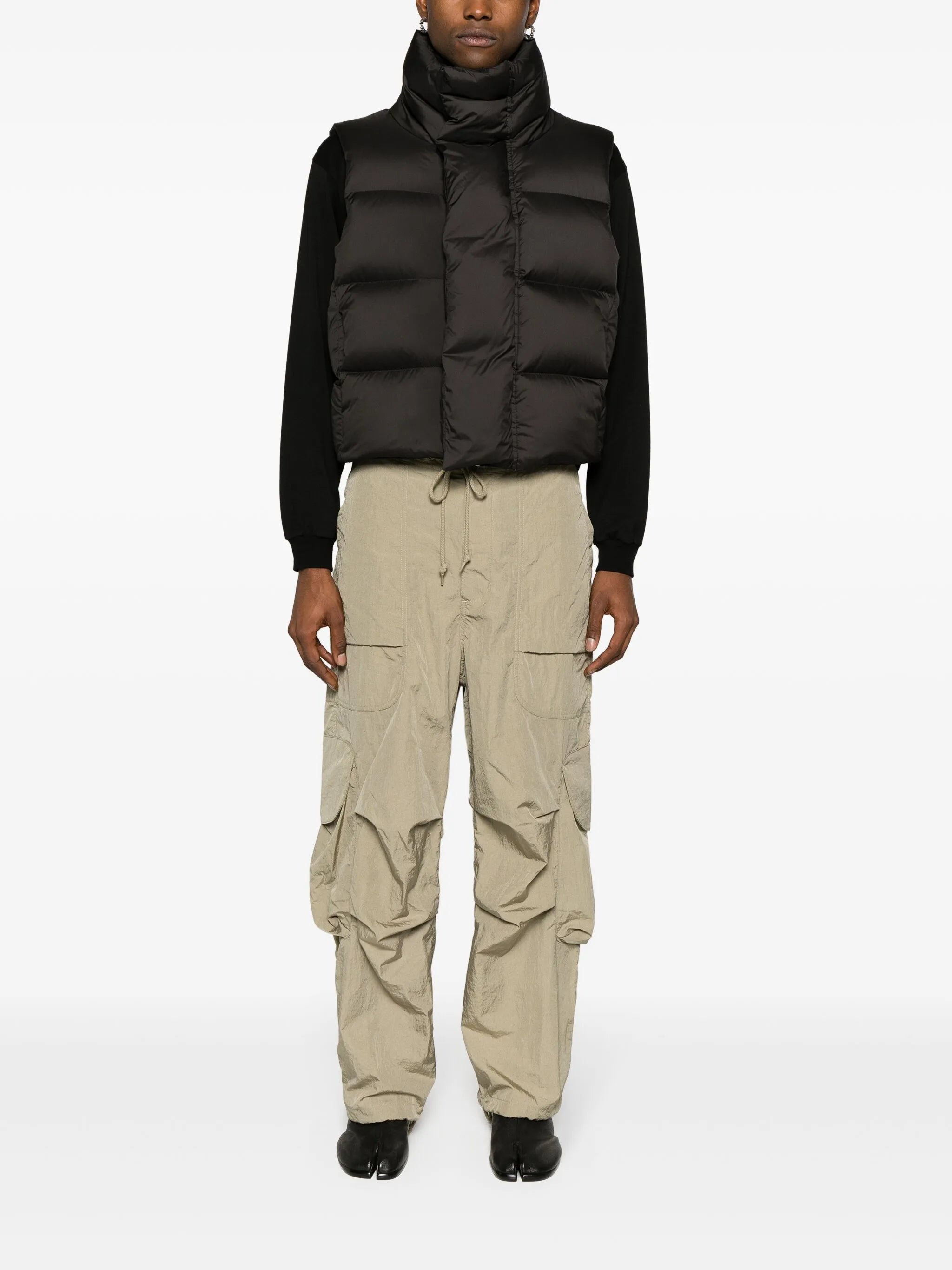 Freight wide-leg cargo trousers