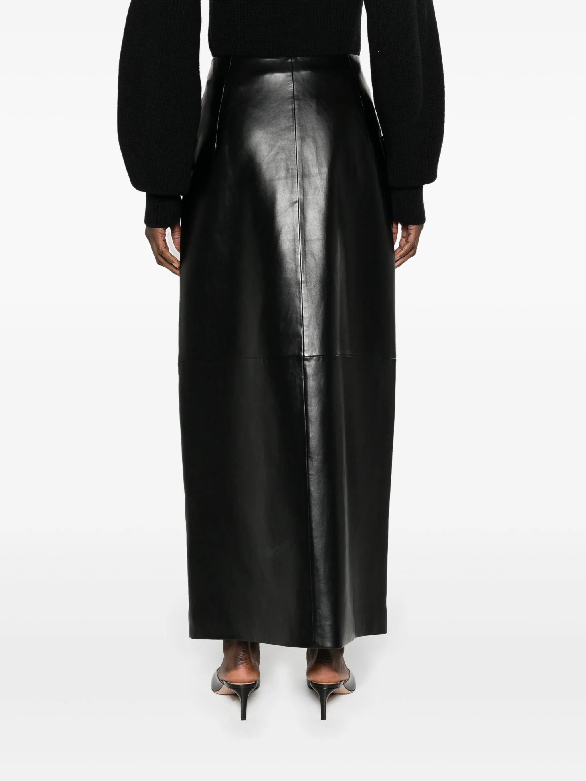 Nan wrap maxi skirt