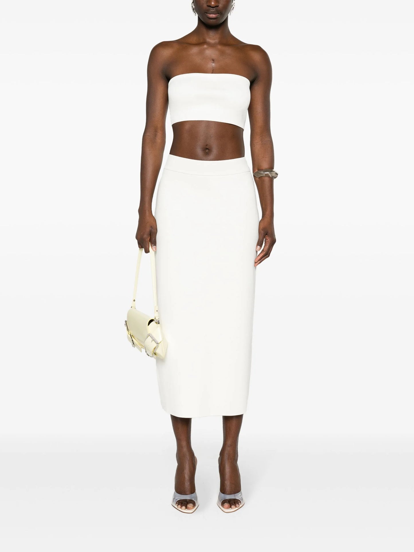 Solange midi pencil skirt