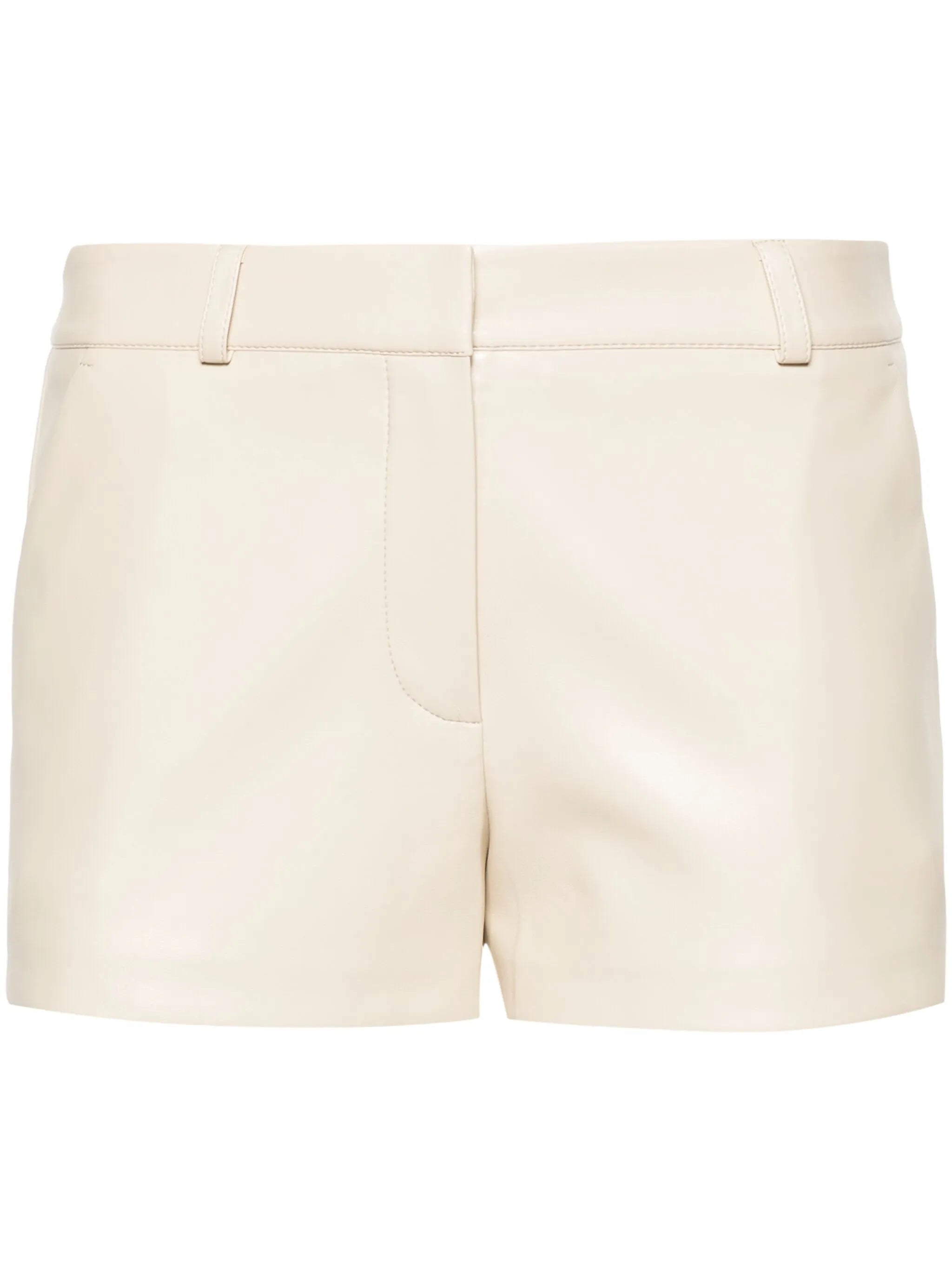 Kate faux-leather shorts