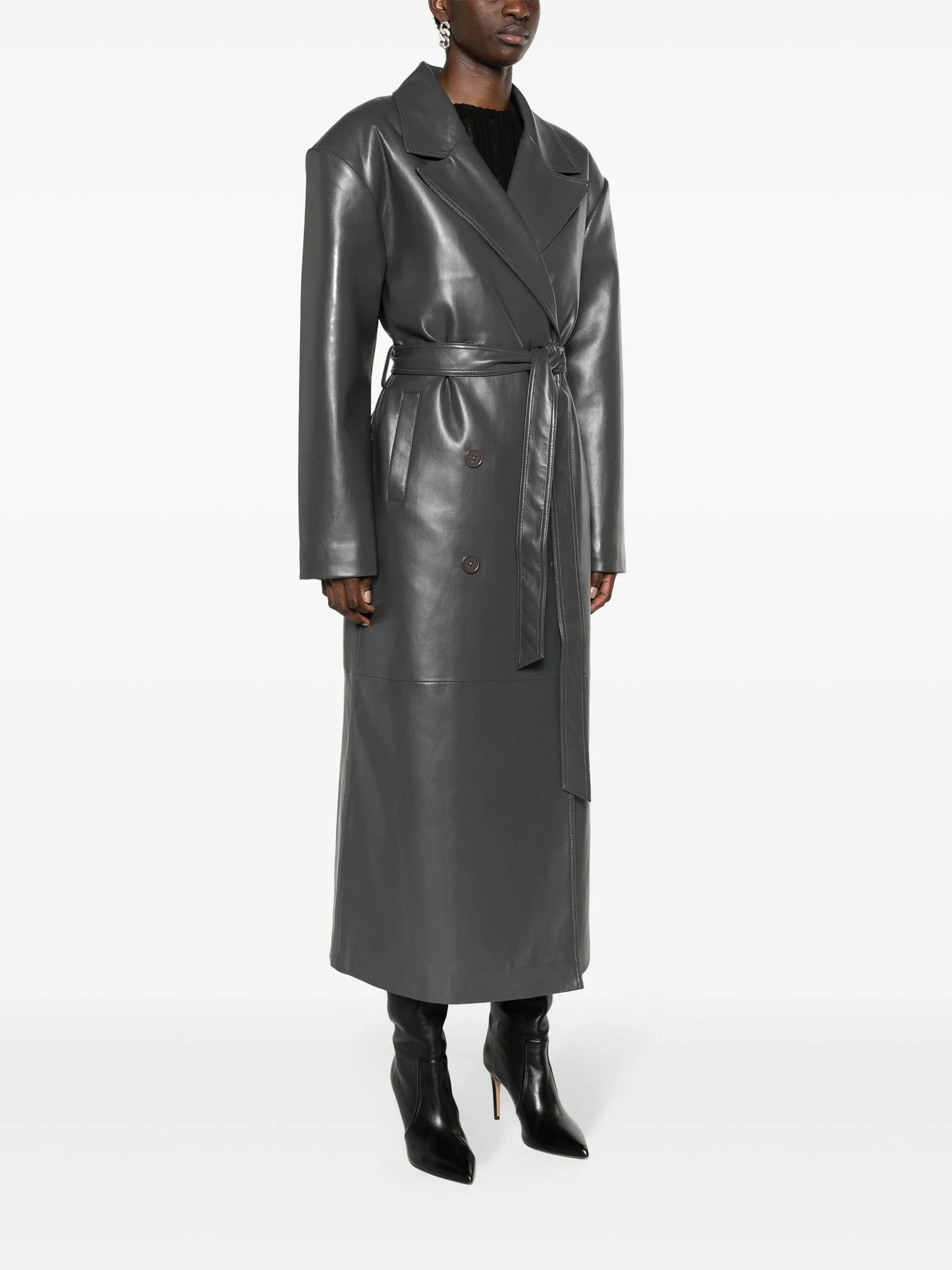 Tina double-breasted trench coat