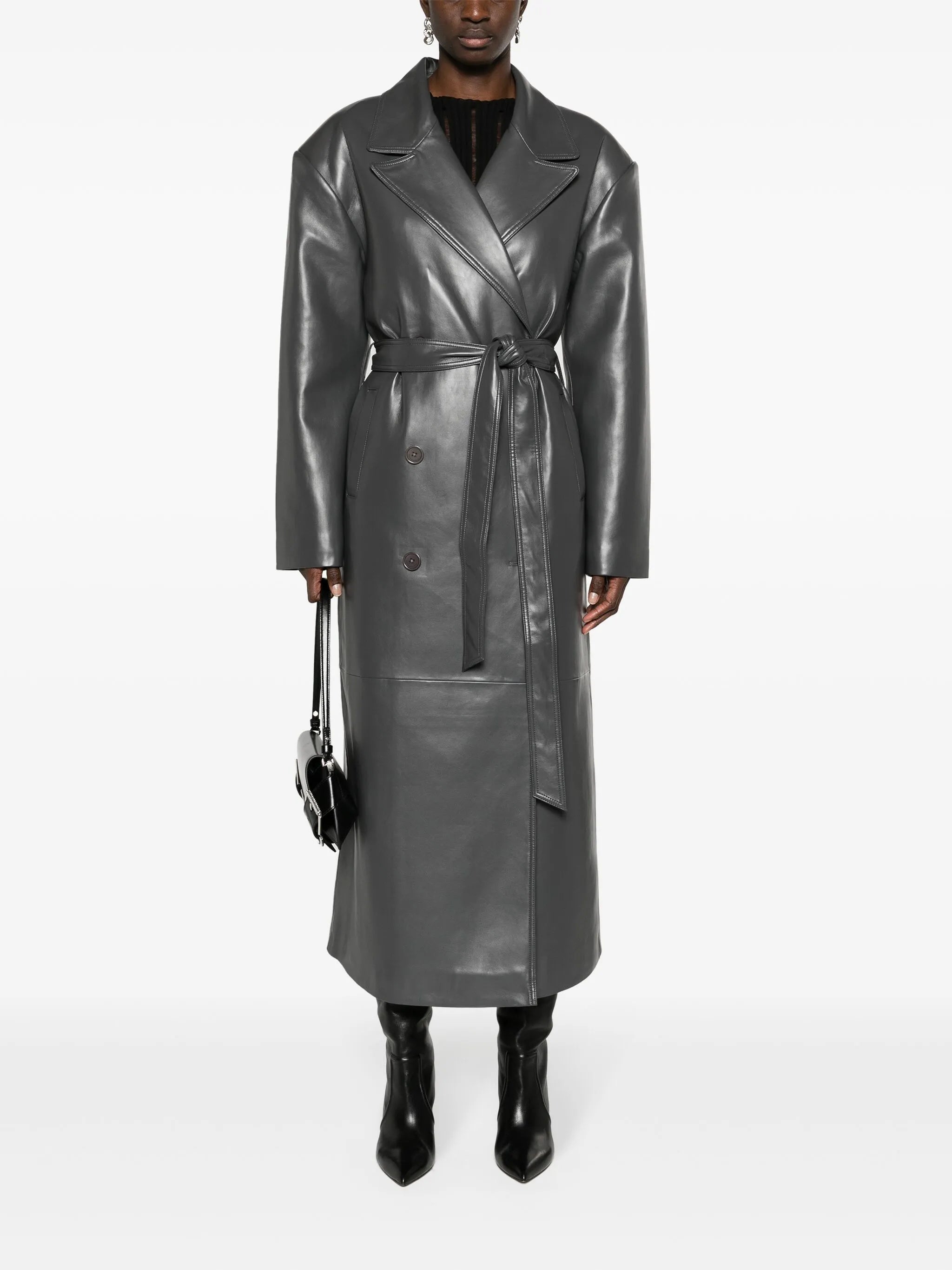 Tina double-breasted trench coat