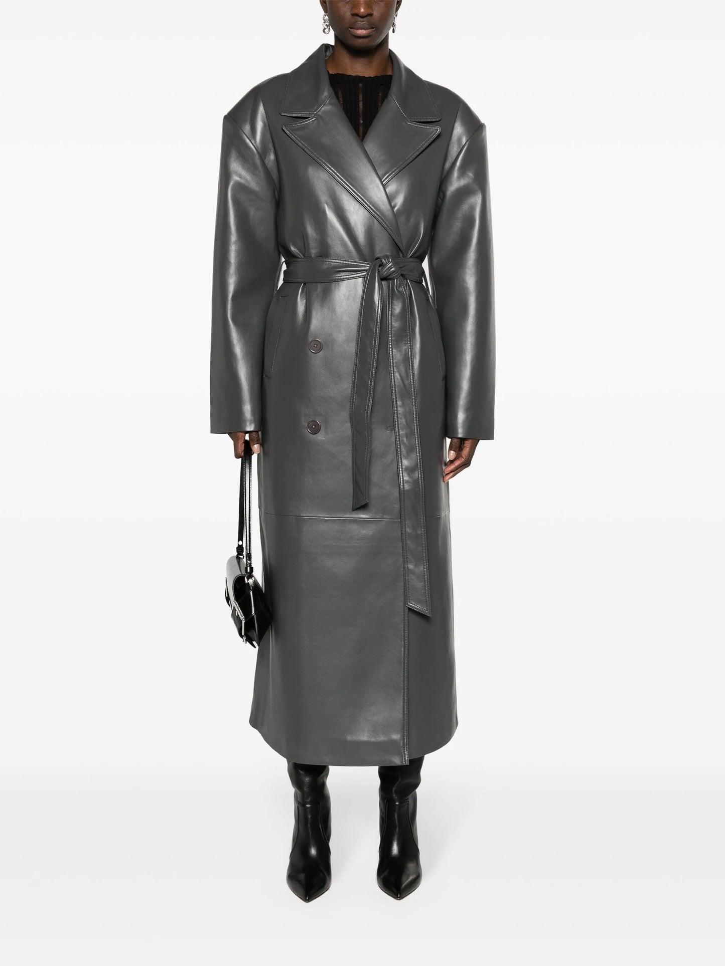Tina double-breasted trench coat