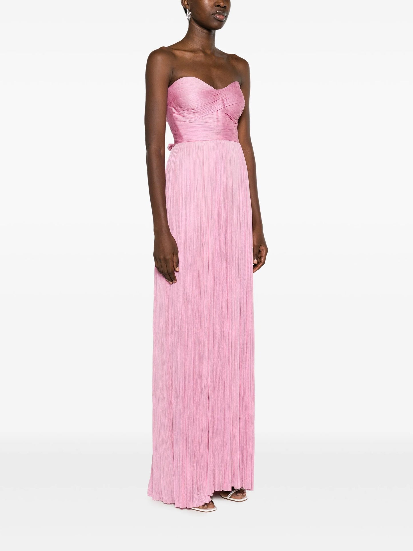 Karlie pleated gown