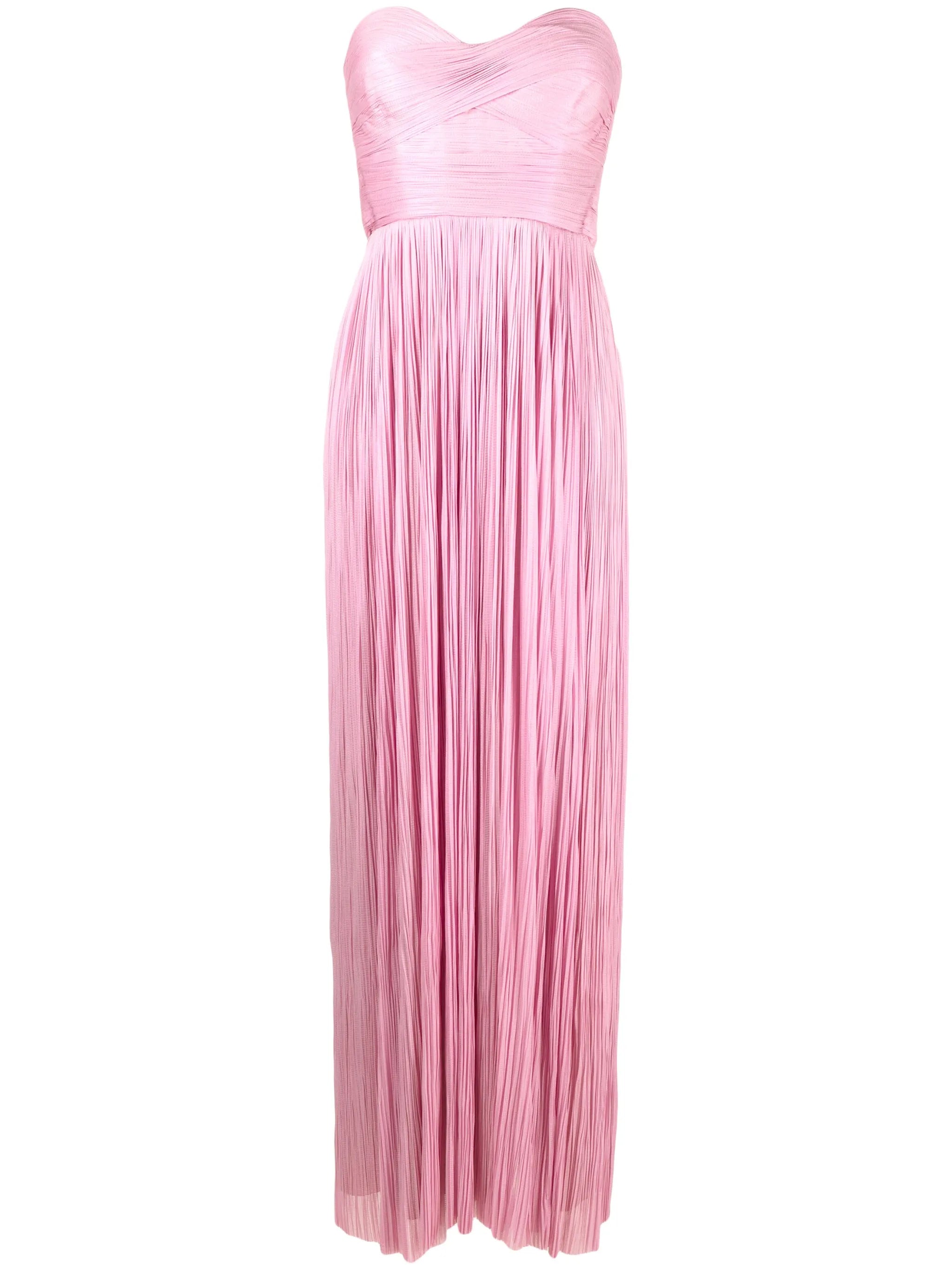 Karlie pleated gown