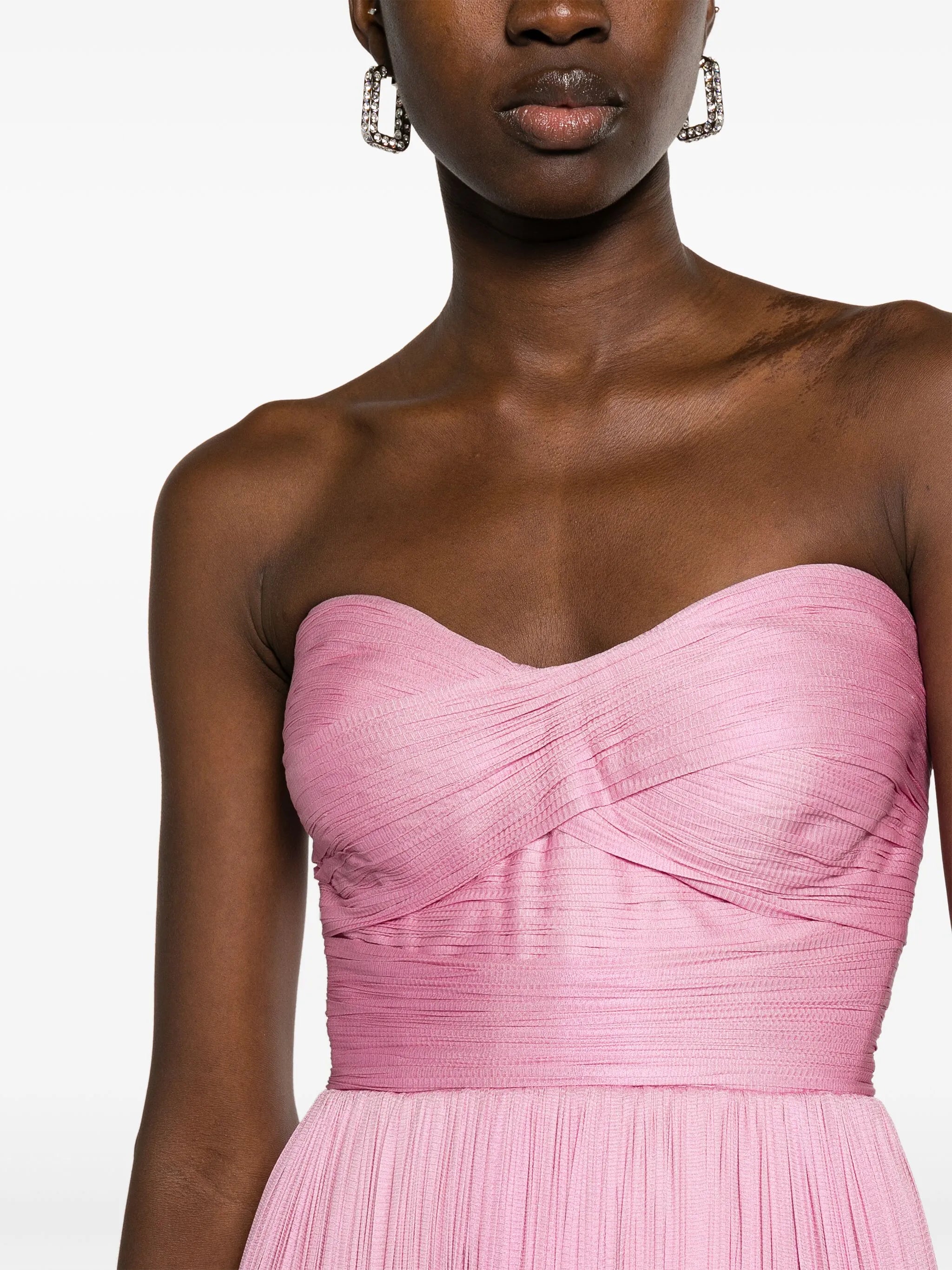 Karlie pleated gown