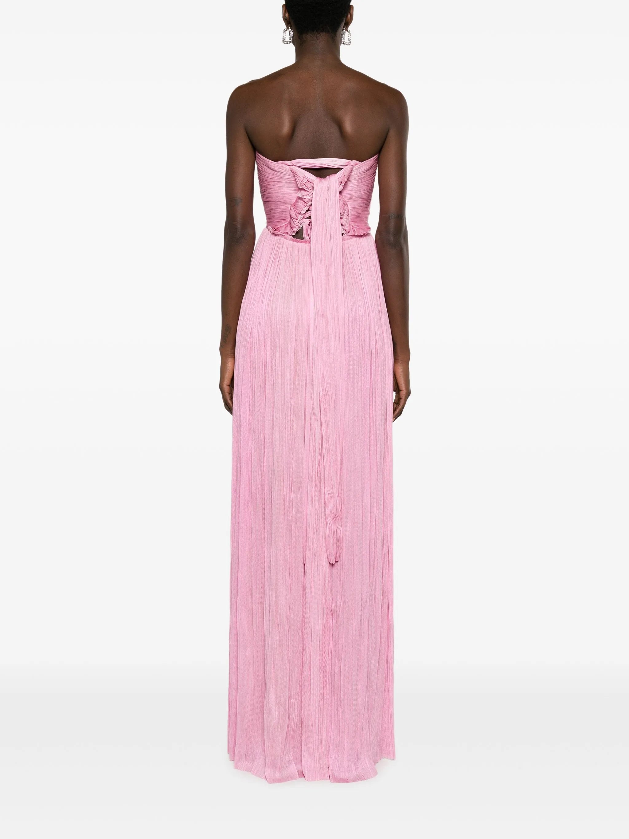 Karlie pleated gown