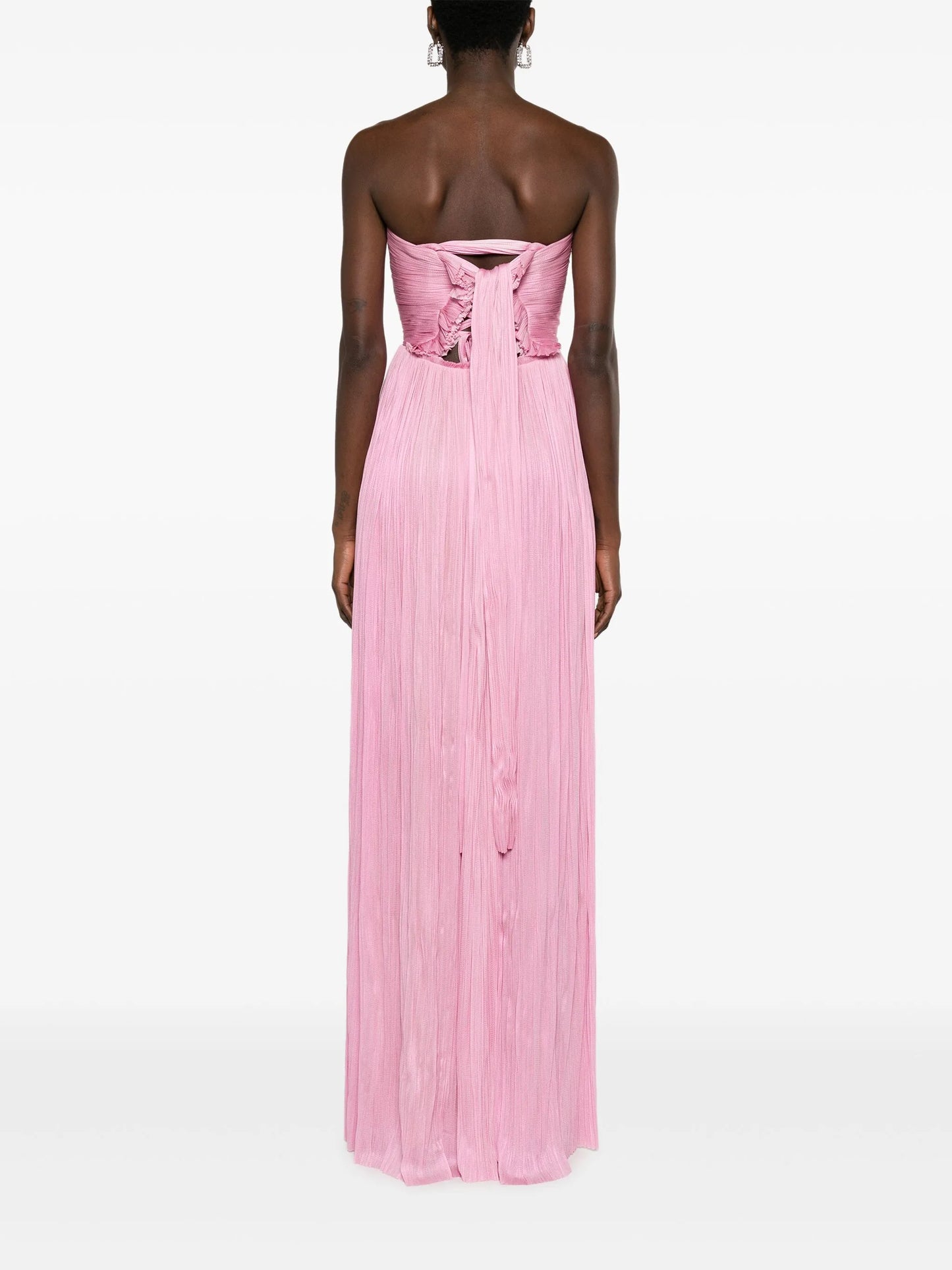 Karlie pleated gown