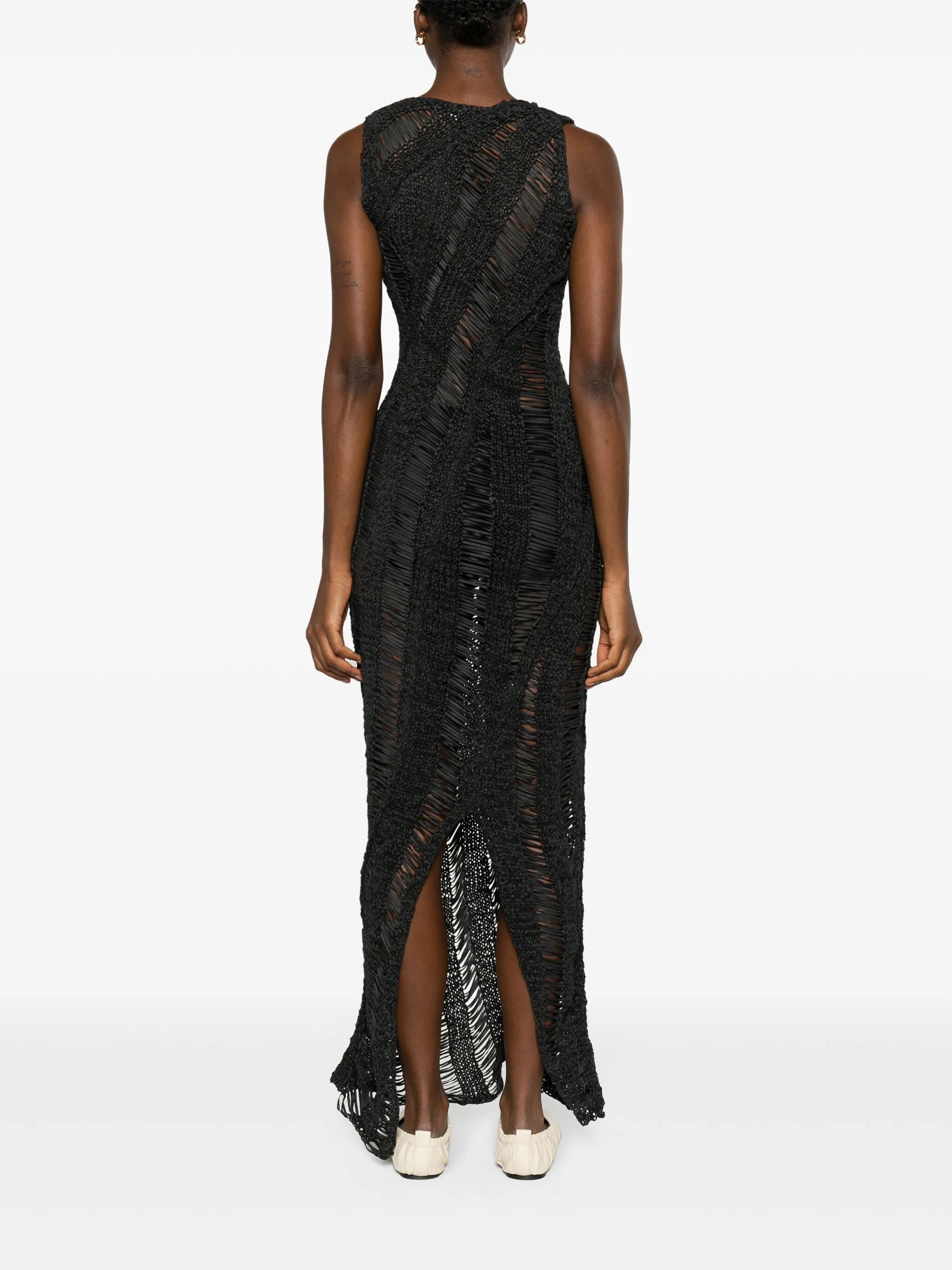 Kapok open-knit maxi dress