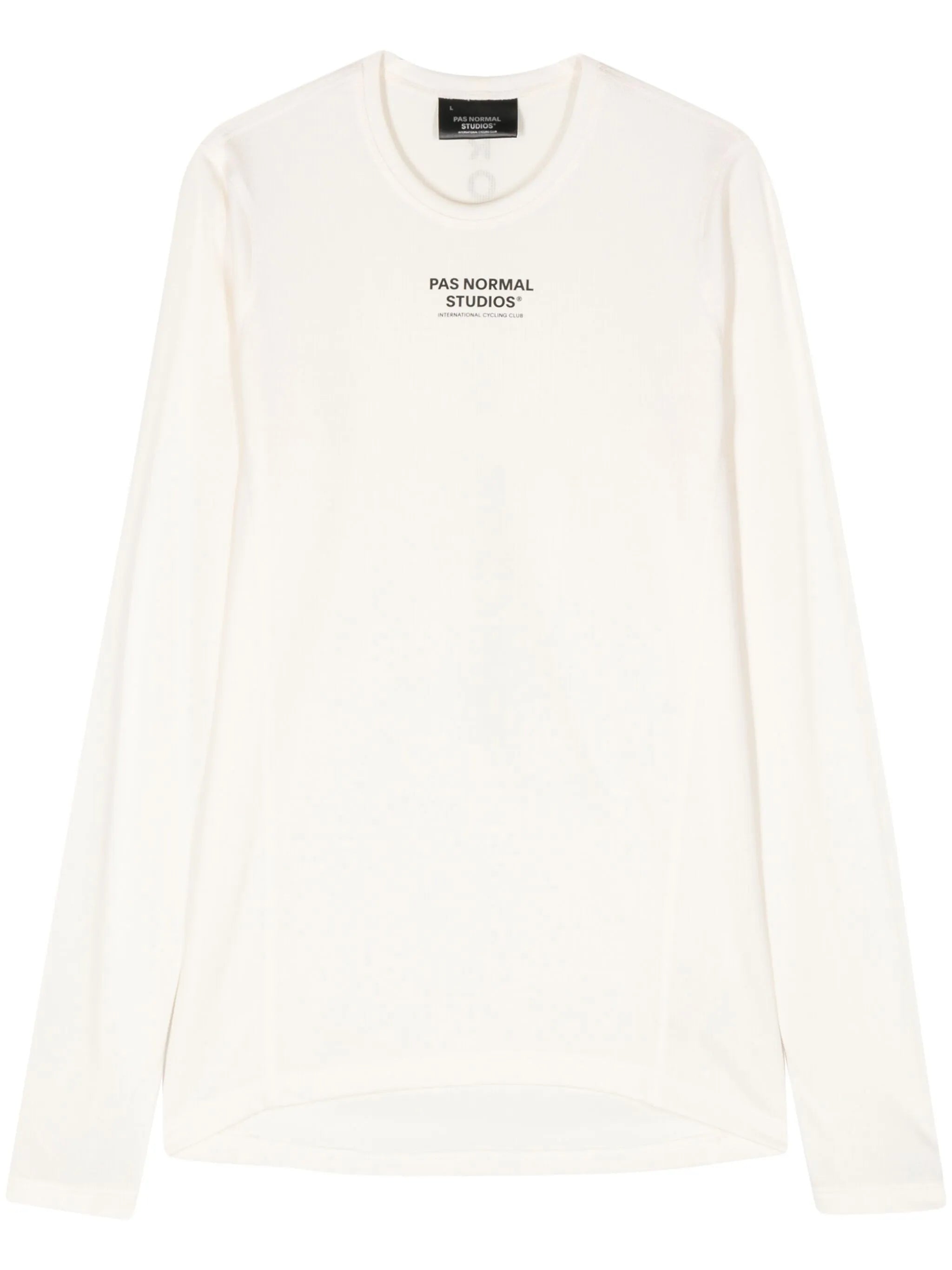 logo-print round-neck top