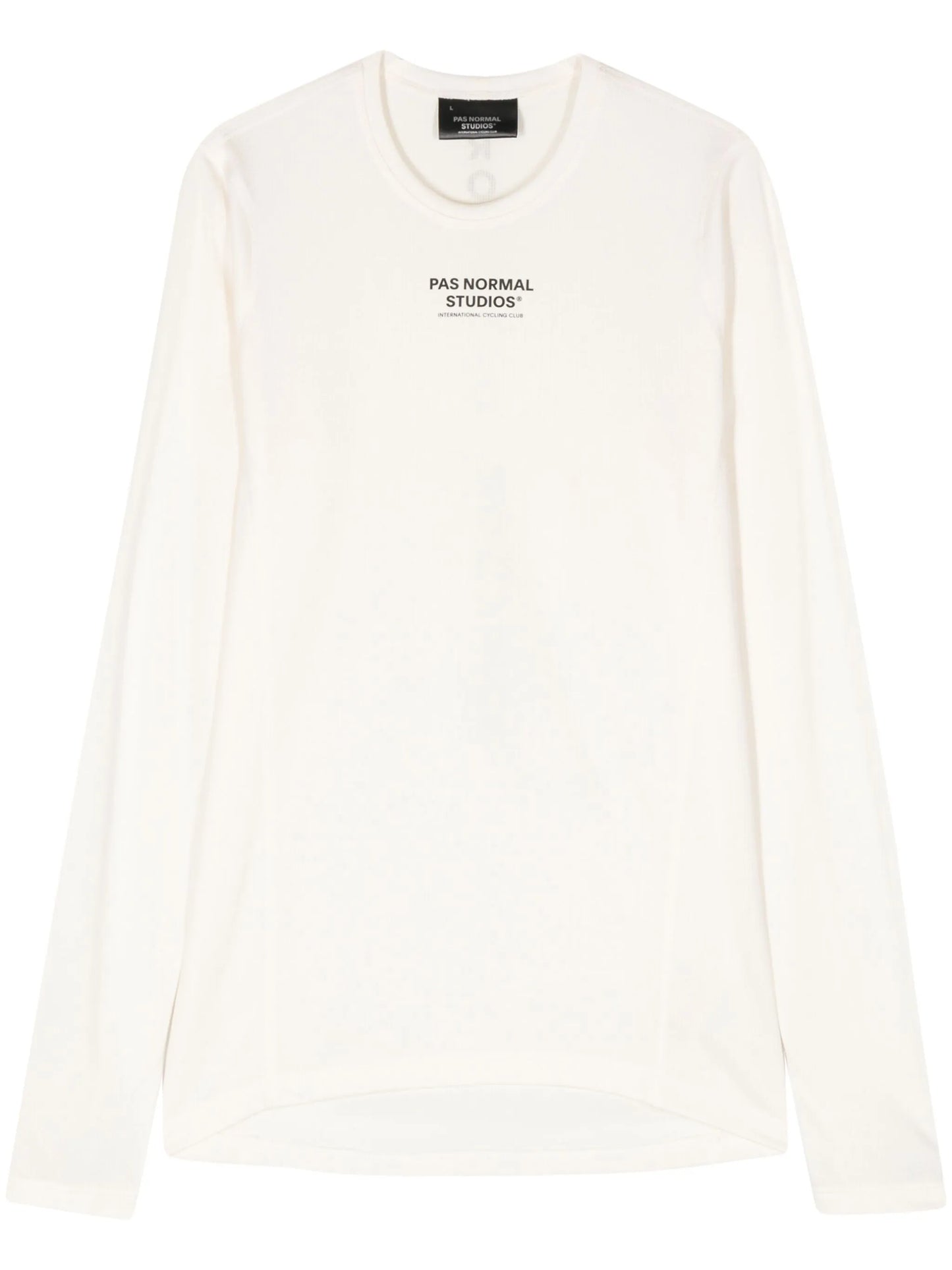 logo-print round-neck top