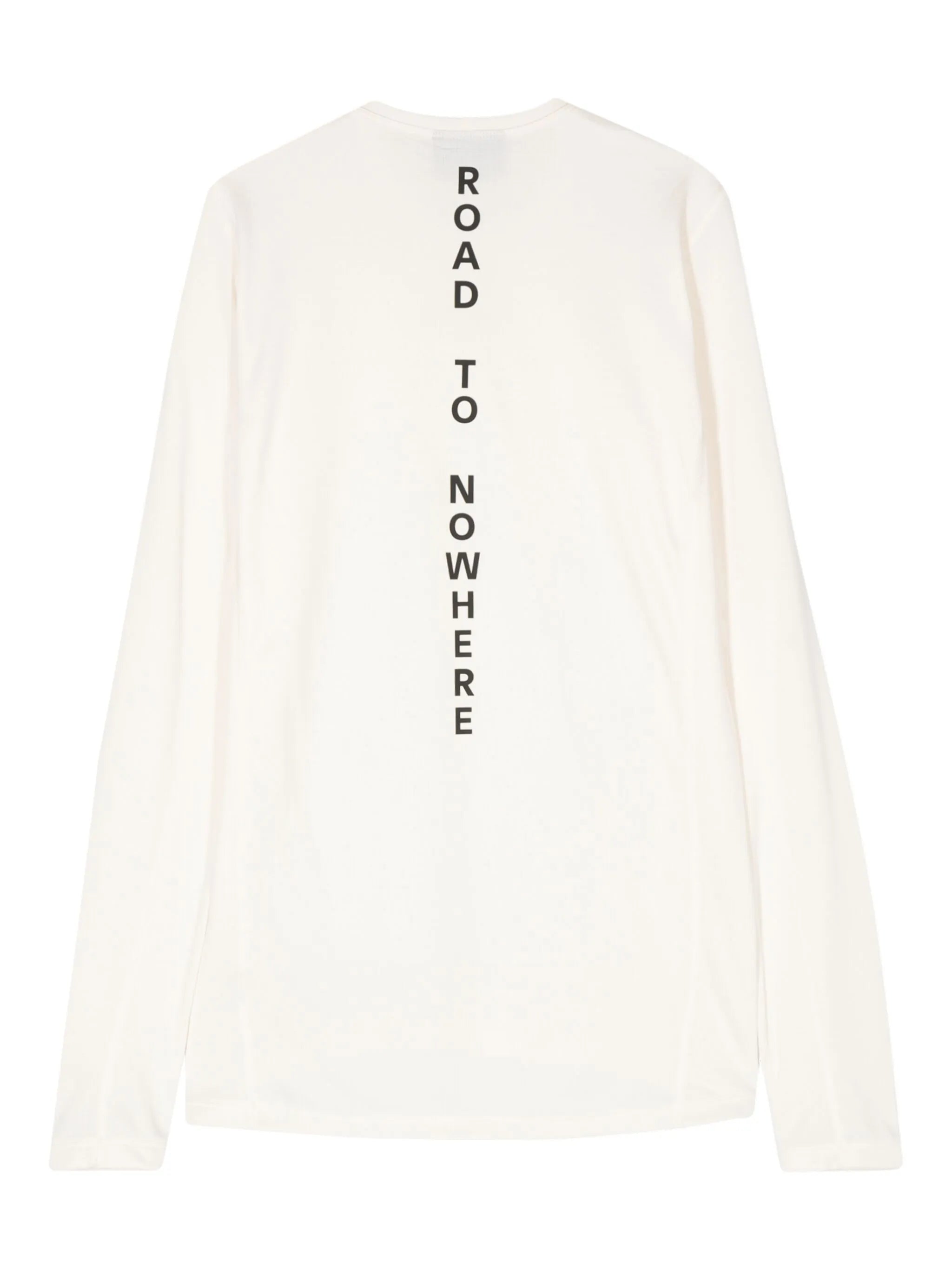 logo-print round-neck top