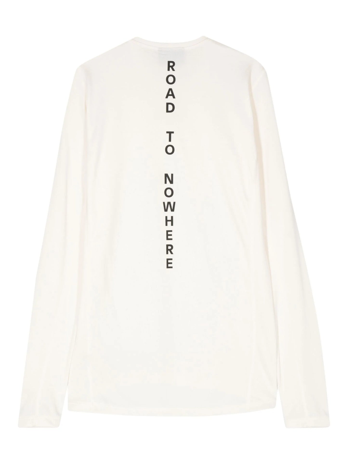 logo-print round-neck top