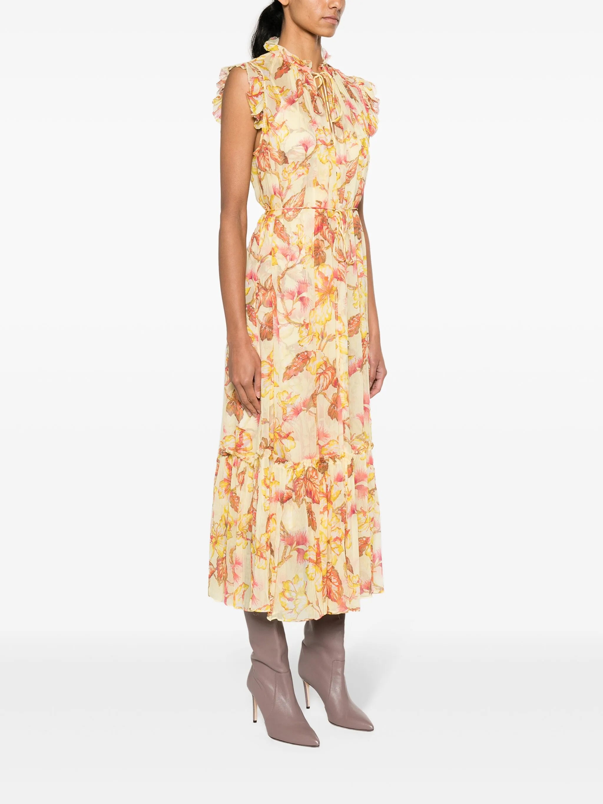 Matchmaker floral-print midi dress