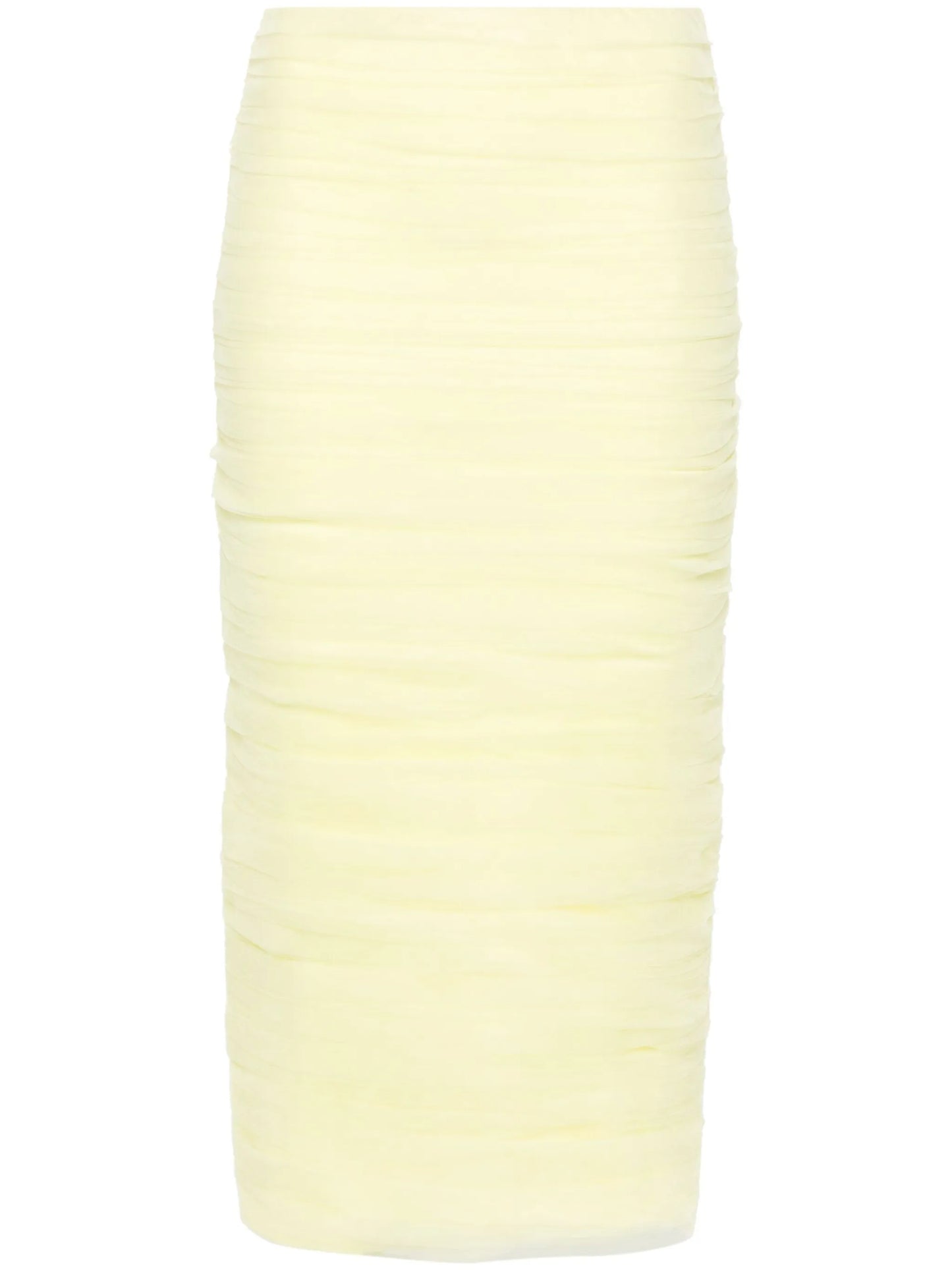 draped tulle pencil skirt