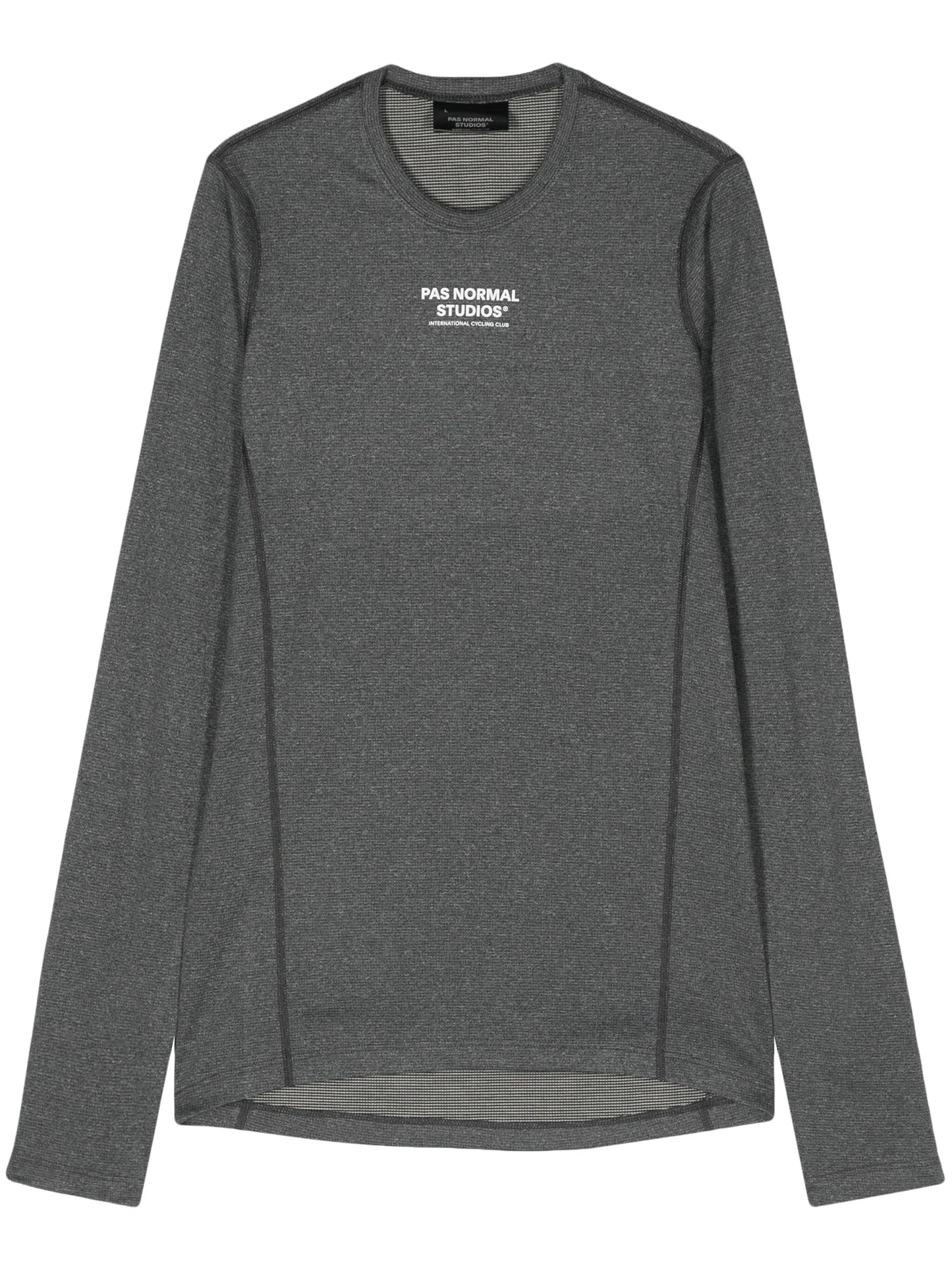 logo-print round-neck top