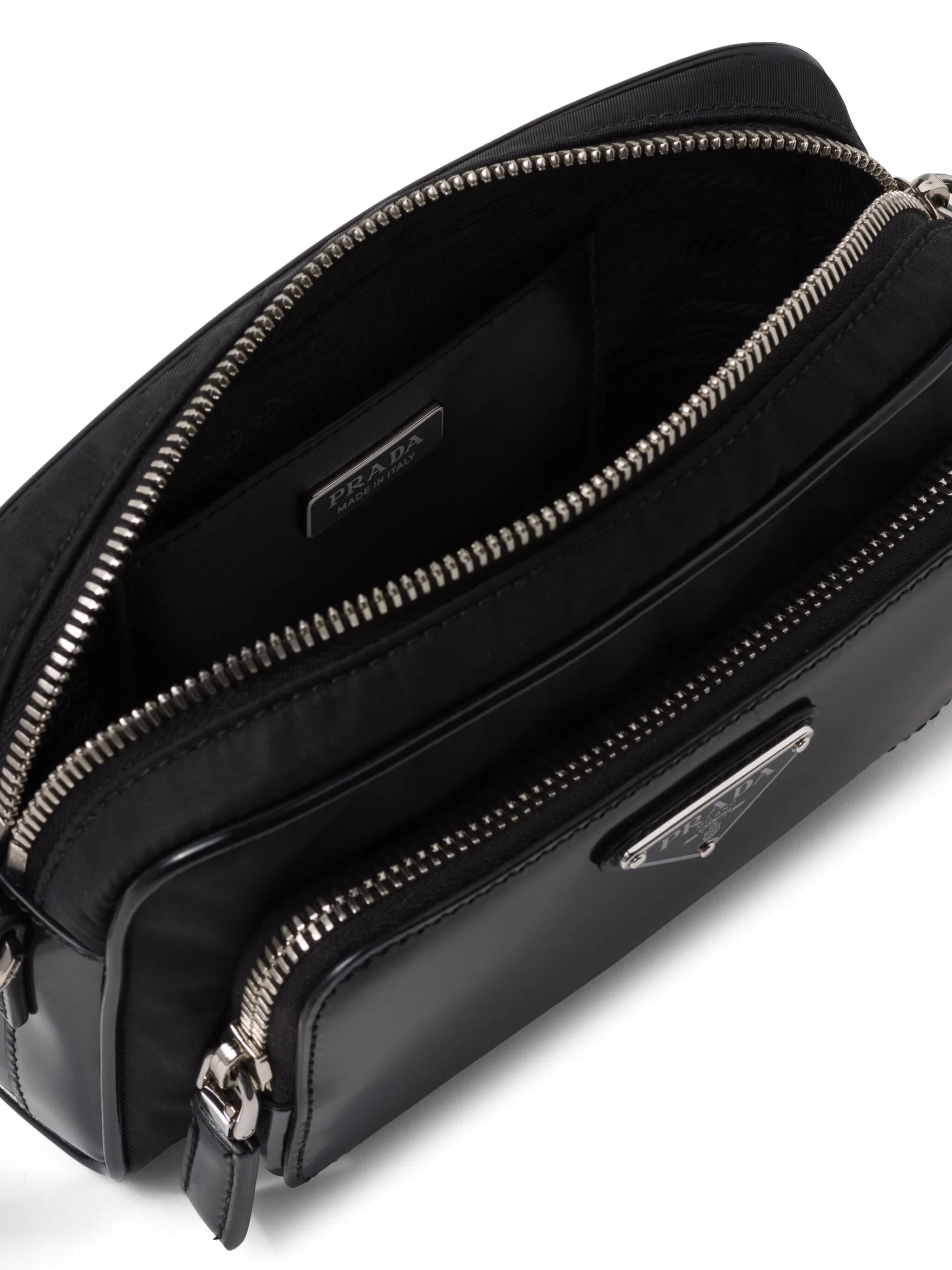 Bandolera triangle-logo messenger bag