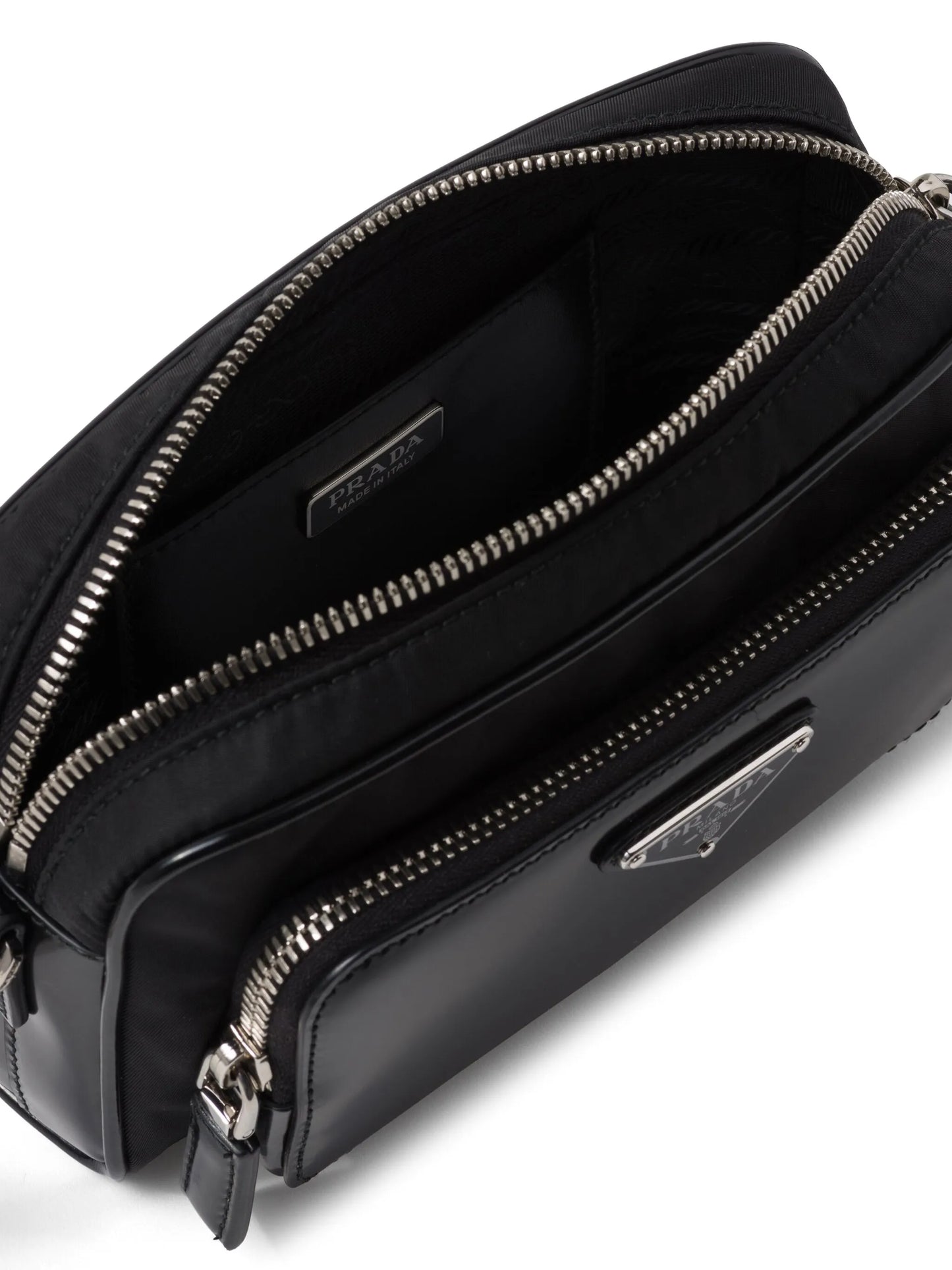 Bandolera triangle-logo messenger bag