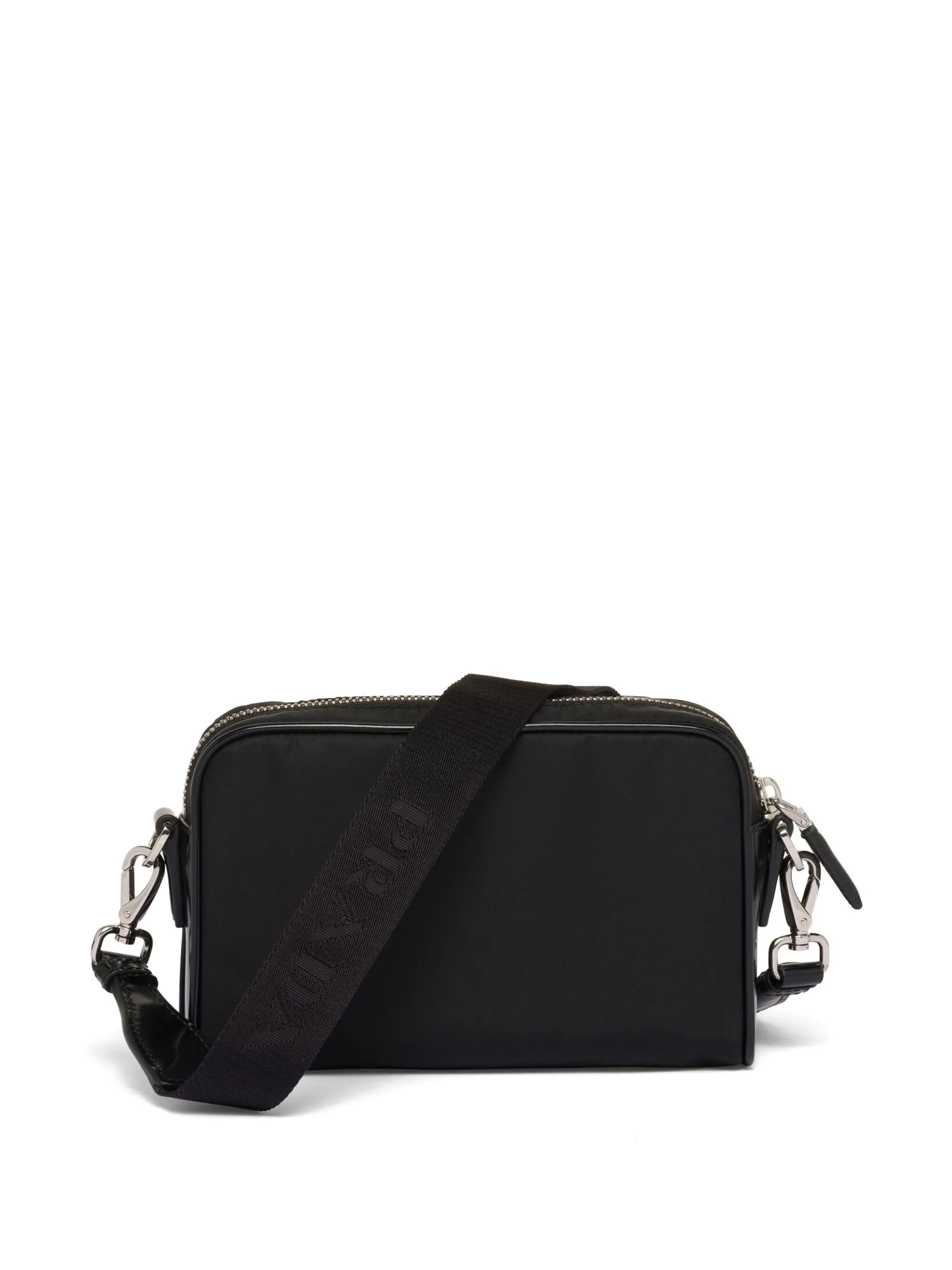 Bandolera triangle-logo messenger bag