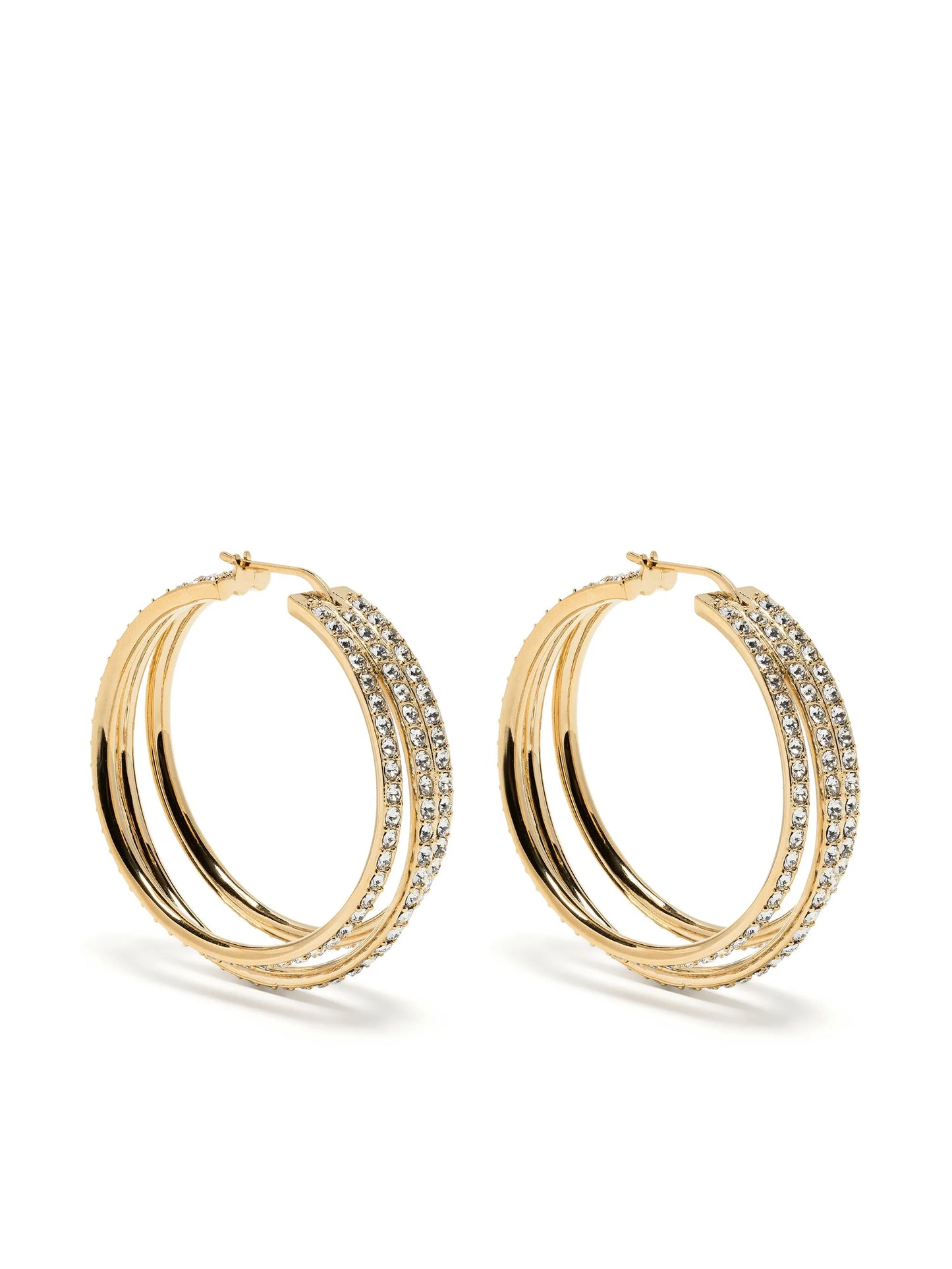 Vittoria crystal hoop earrings