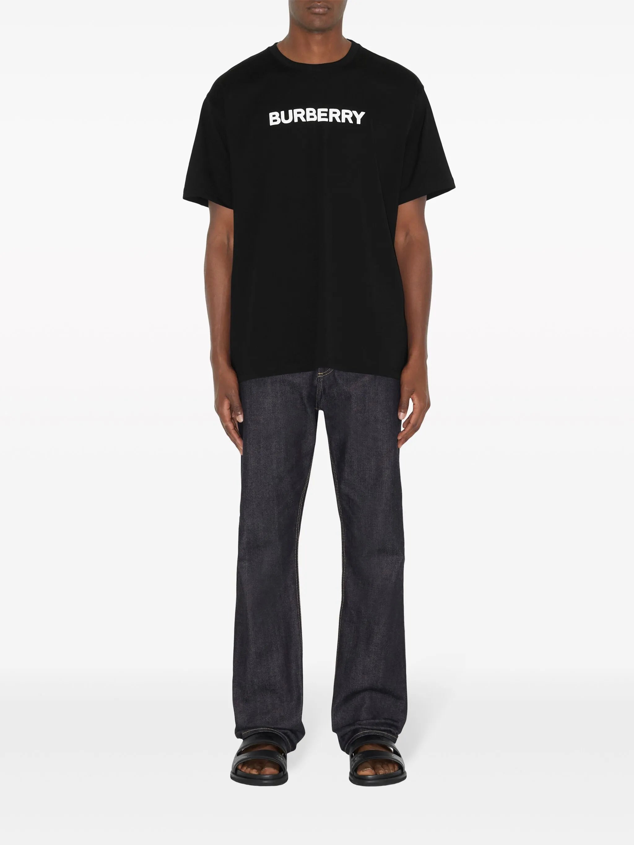 logo-print cotton T-shirt