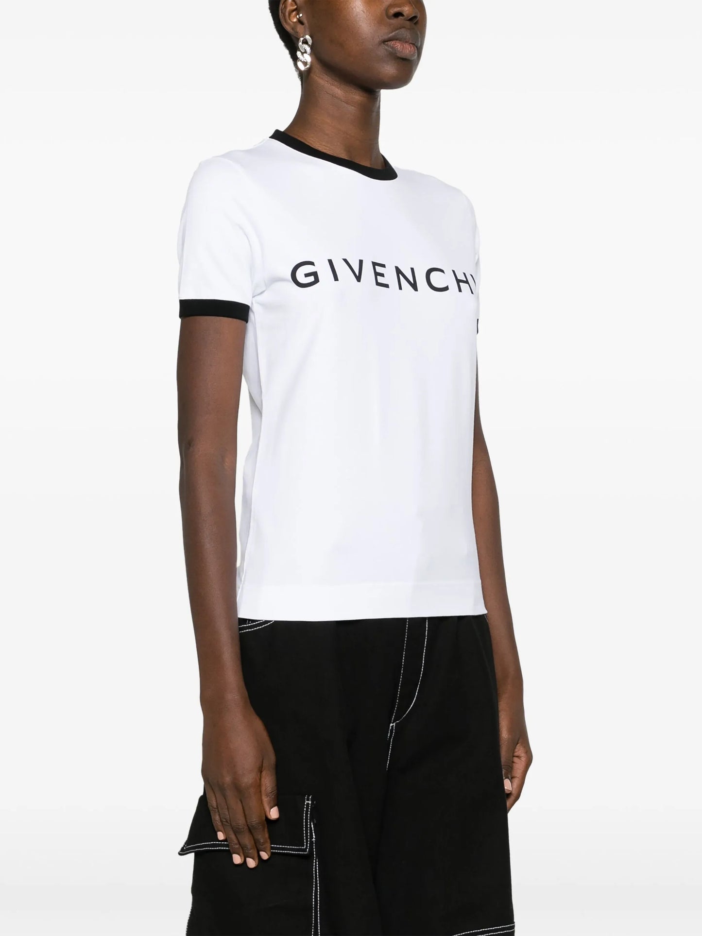 logo-print cotton T-shirt