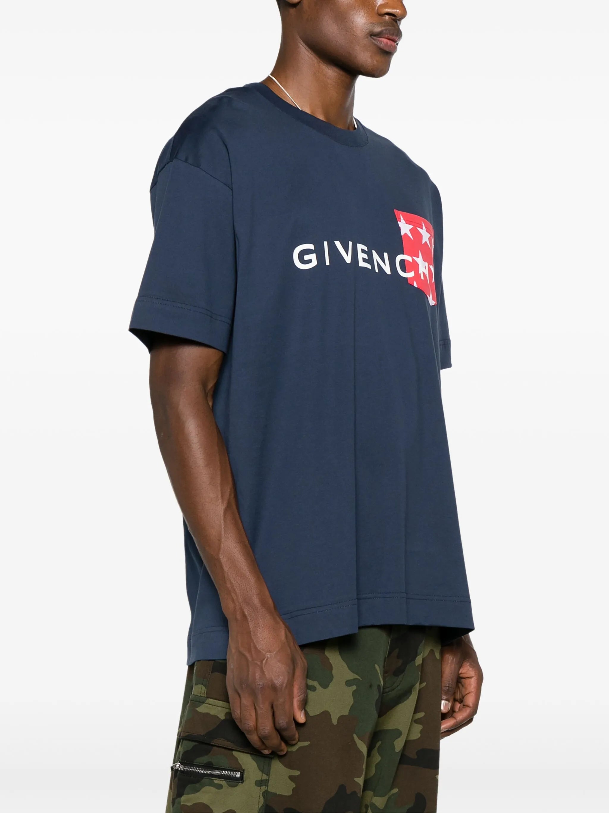 logo-print cotton T-shirt