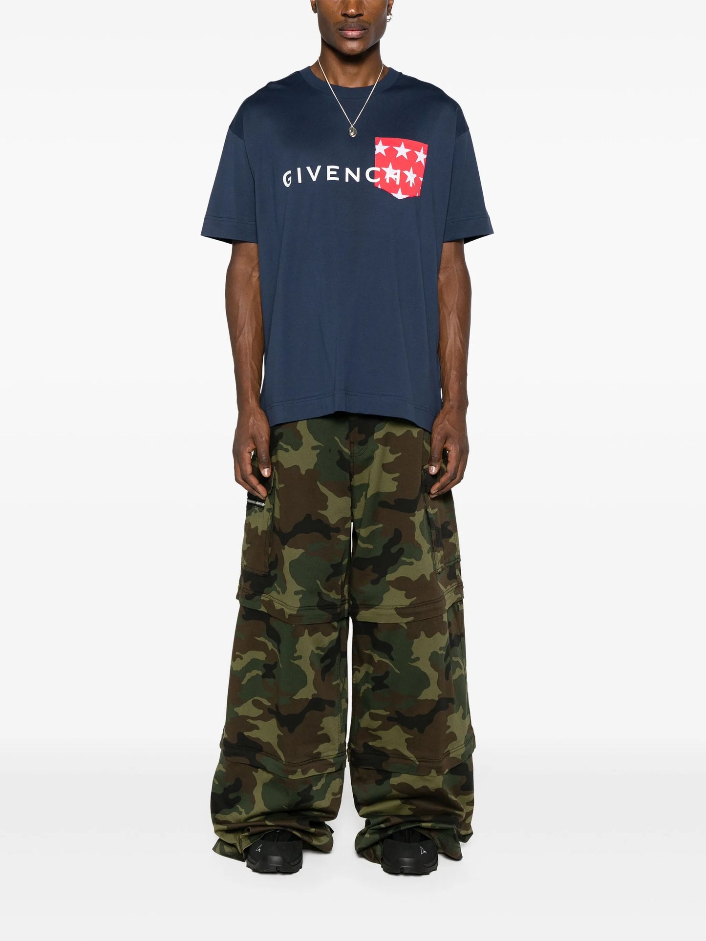 logo-print cotton T-shirt