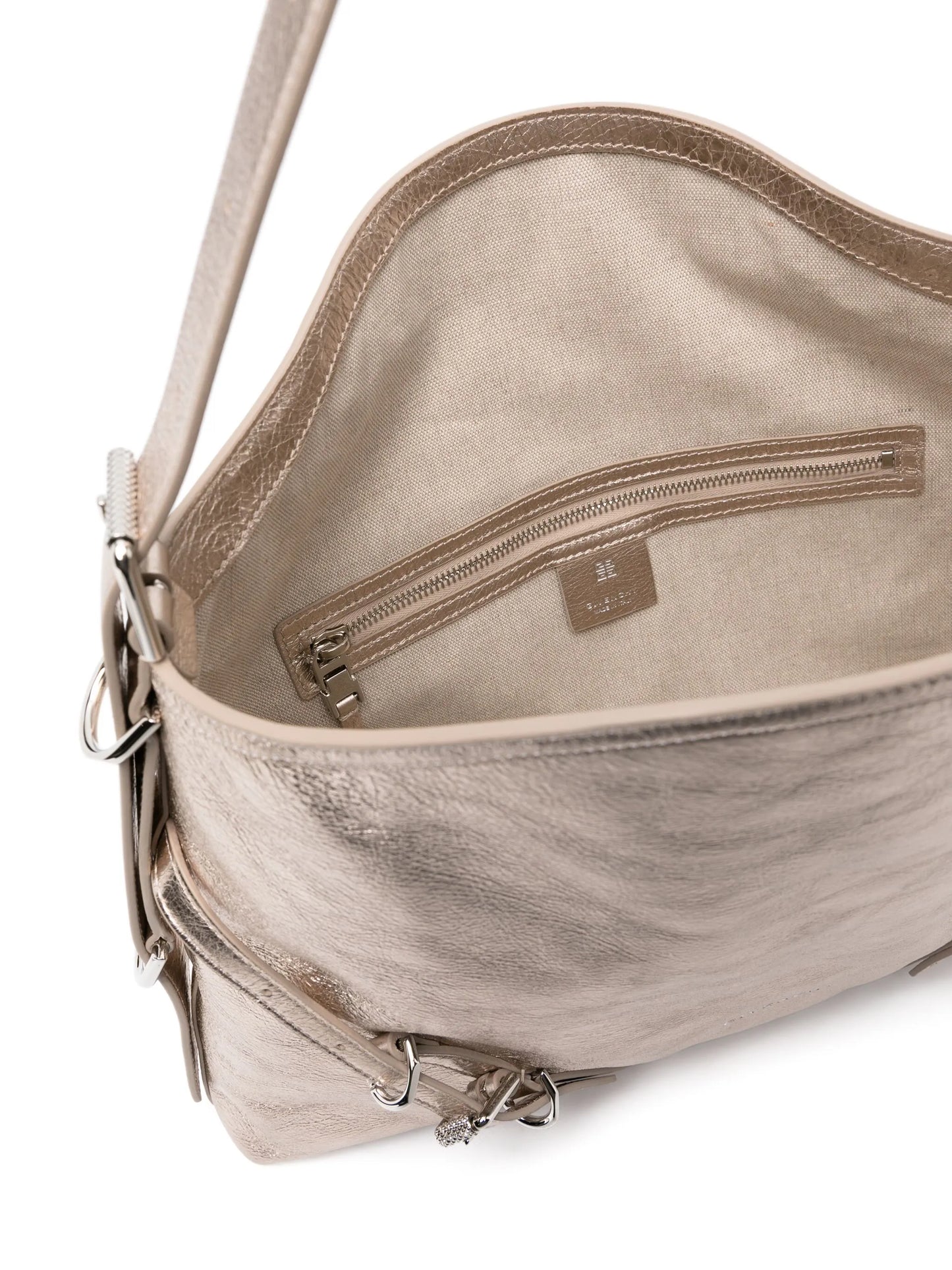 medium Voyou laminated shoulder bag