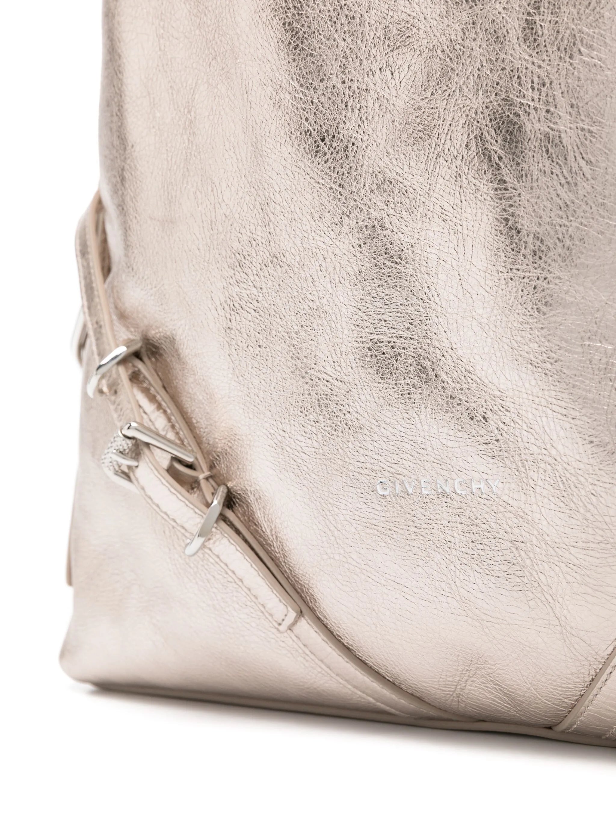 medium Voyou laminated shoulder bag