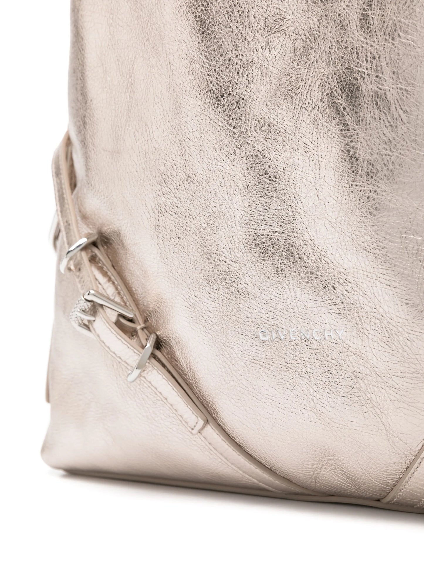 medium Voyou laminated shoulder bag