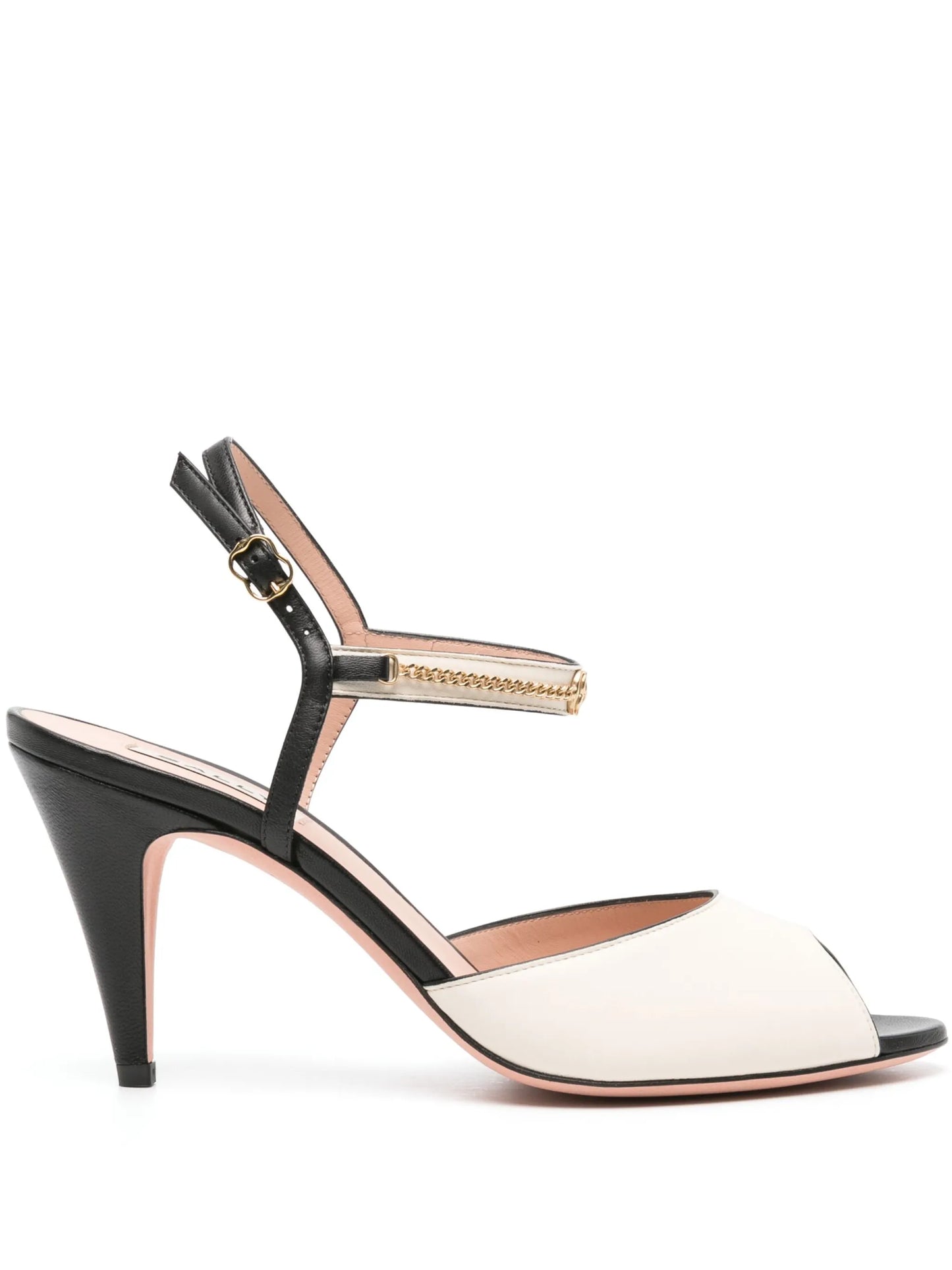 Georgine 85mm chain-detail sandals