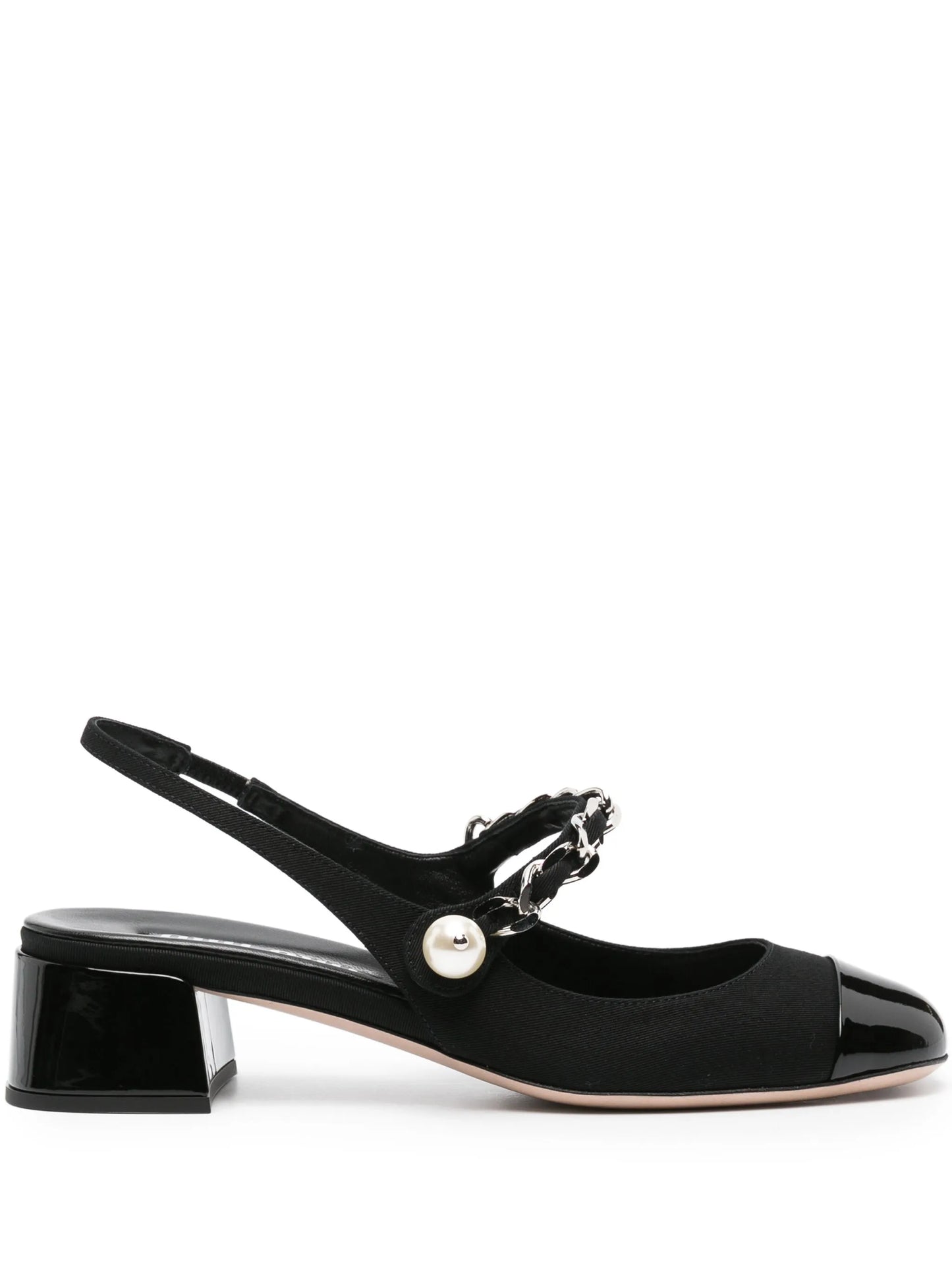 leather slingback pumps
