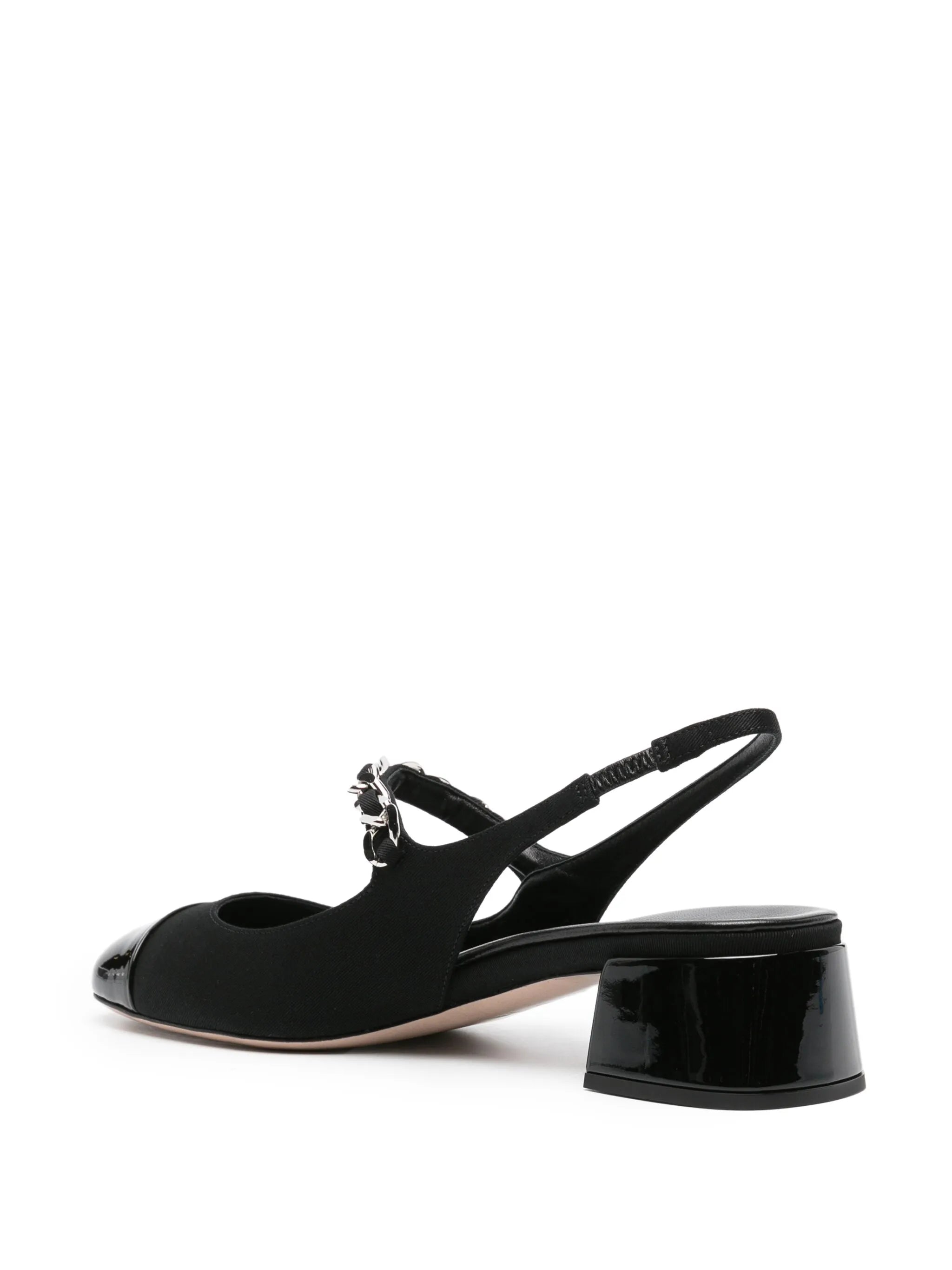 leather slingback pumps